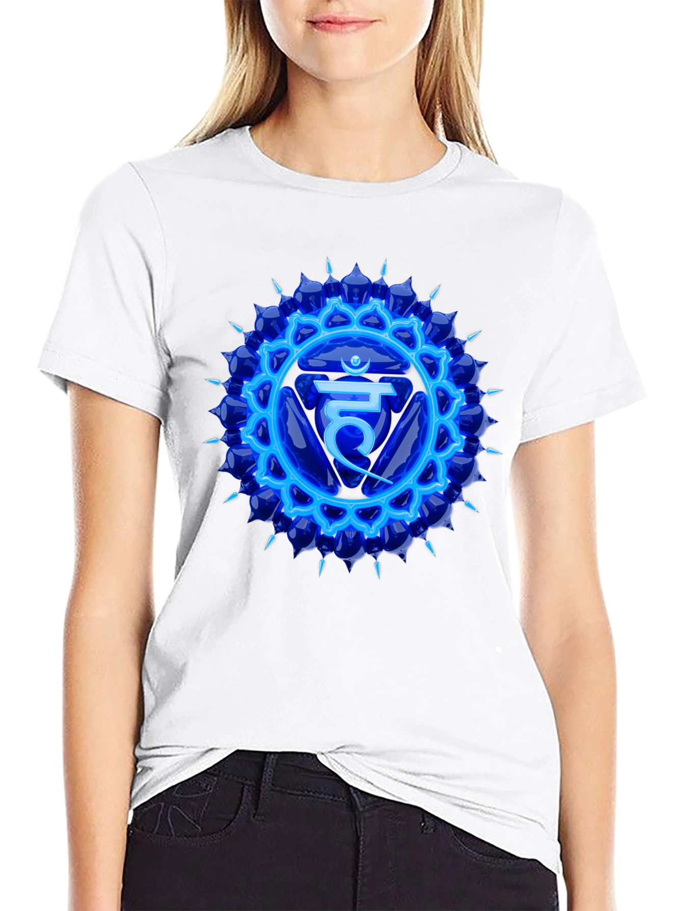 Throat Chakra T-Shirt - Vishuddha Design