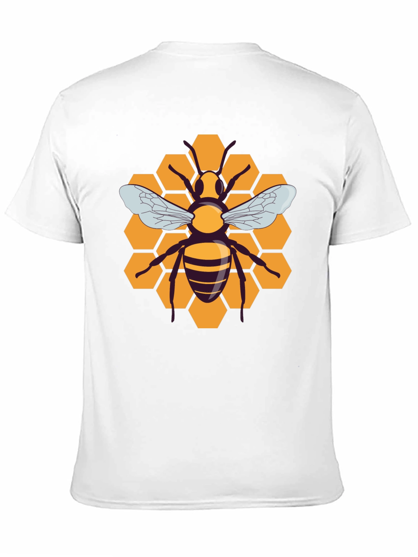 Honeycomb Bee Graphic T-Shirt