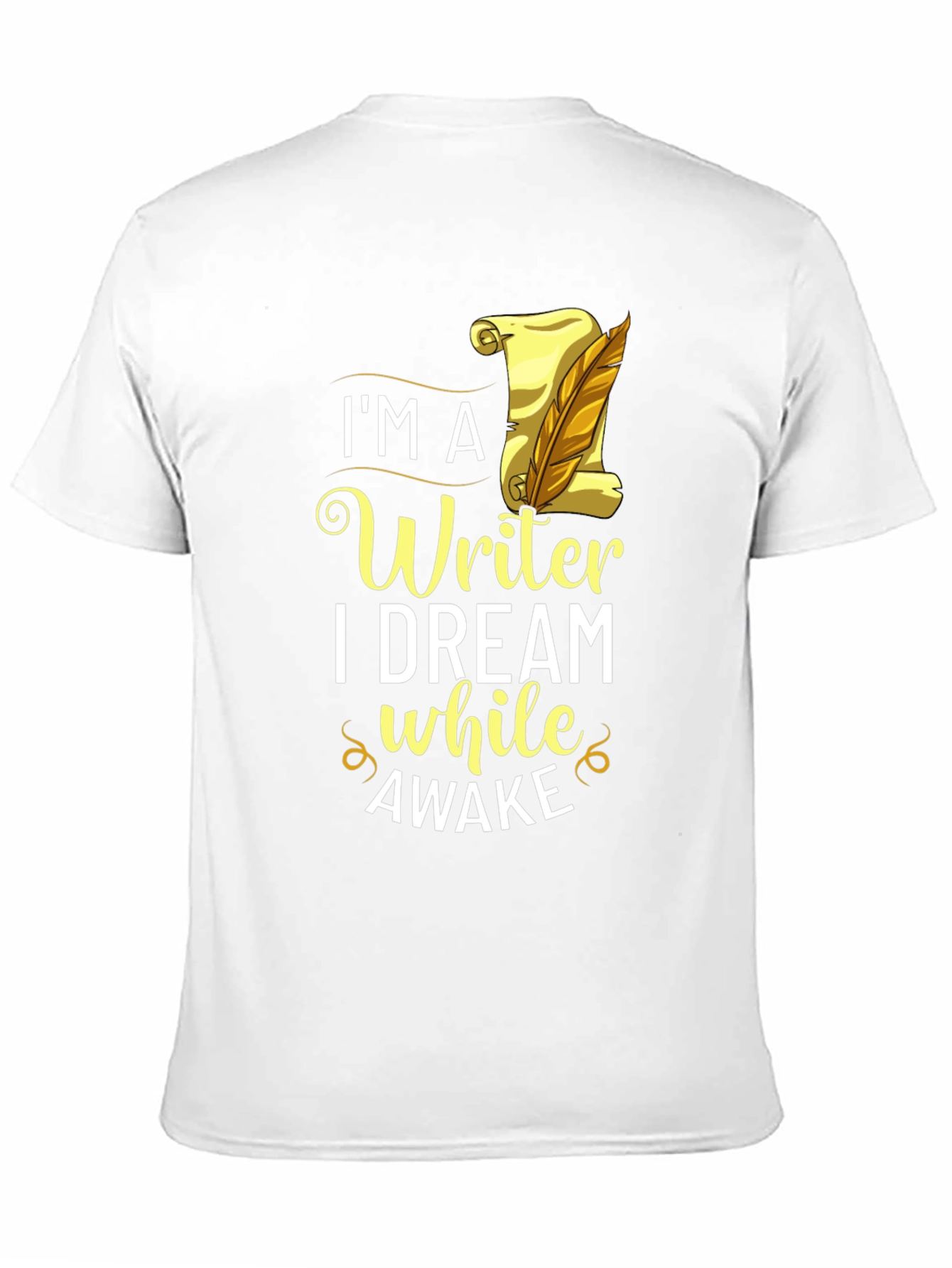 Writer Dream Awake Black Graphic Tee