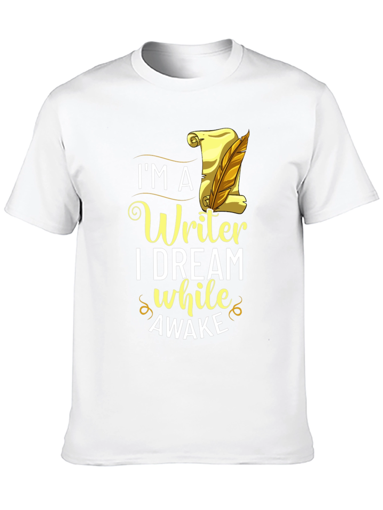 Writer Dream Awake Black Graphic Tee