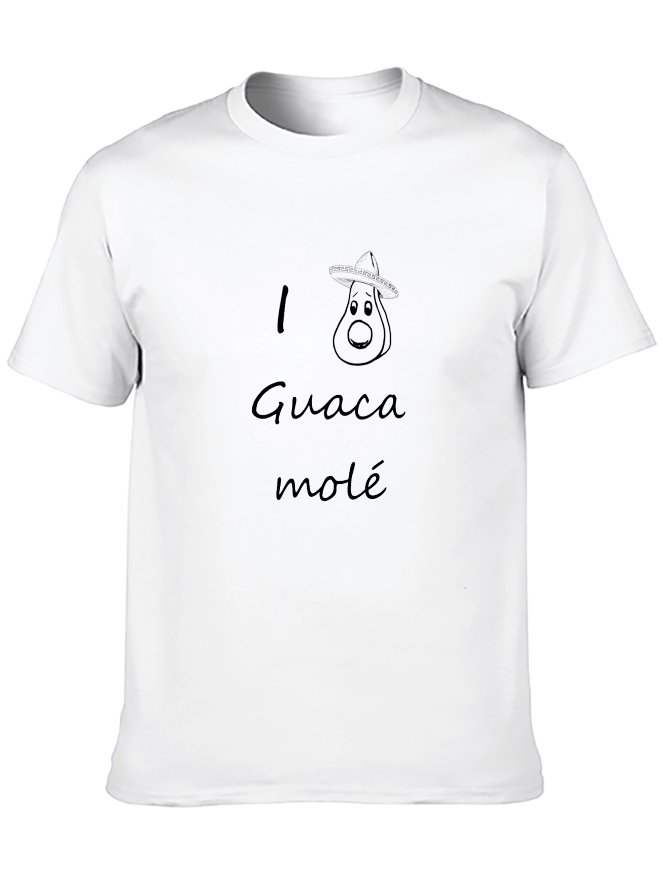 I Love Guacamole T-Shirt - Casual Cotton Tee