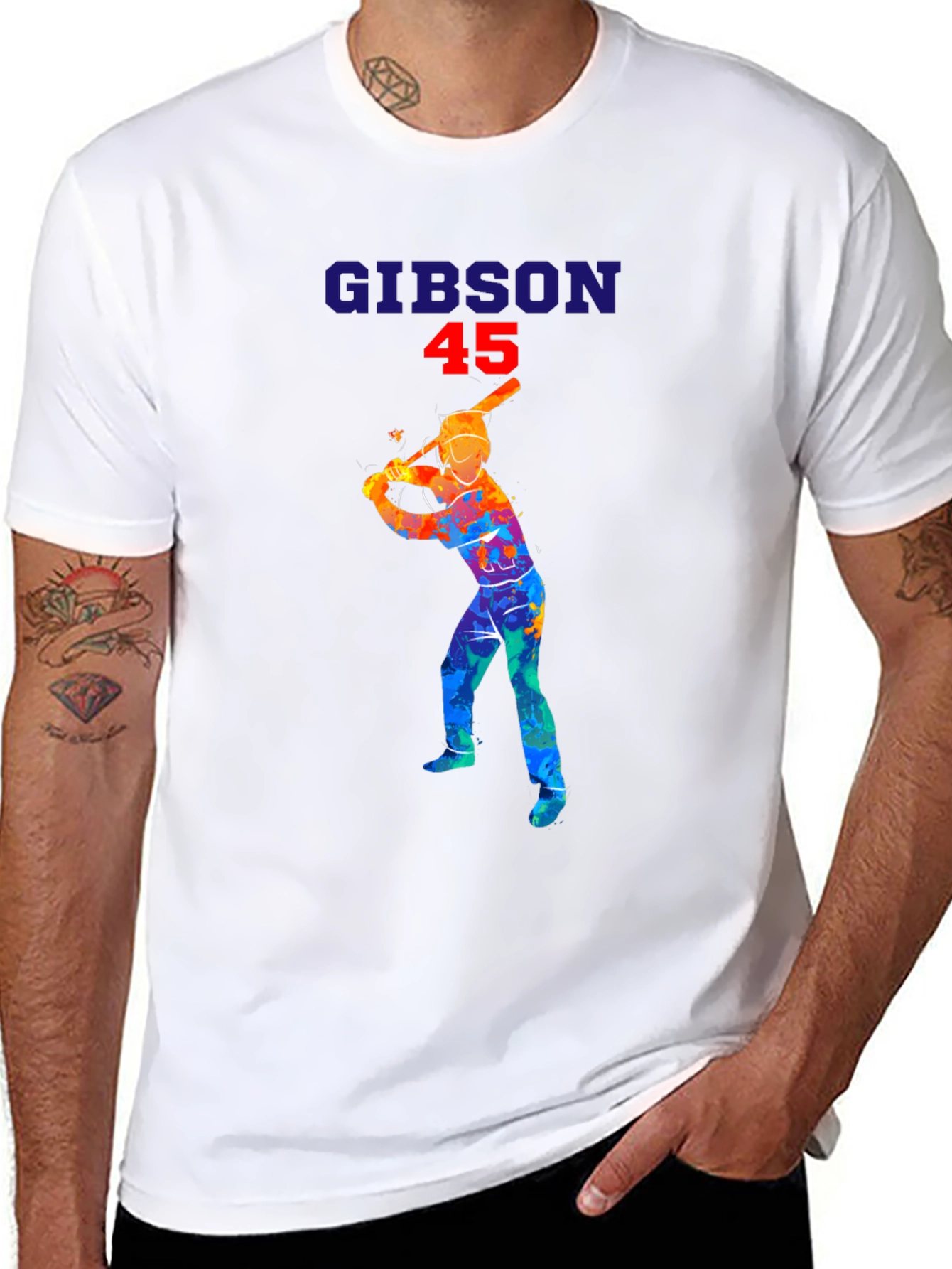 Gibson 45 Baseball T-Shirt