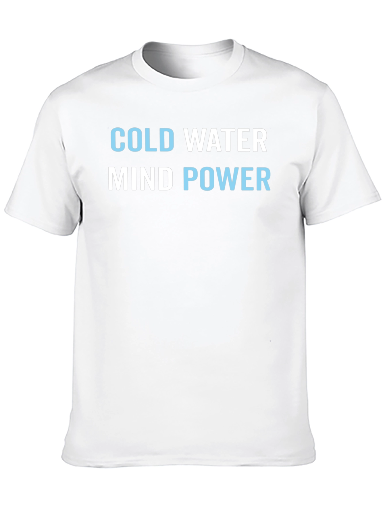 Cold Water Mind Power Graphic Tee - Black