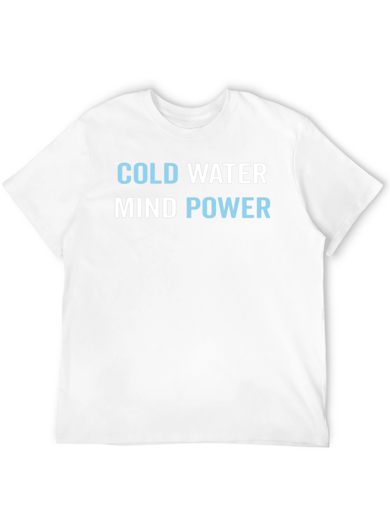 Cold Water Mind Power Graphic Tee - Black