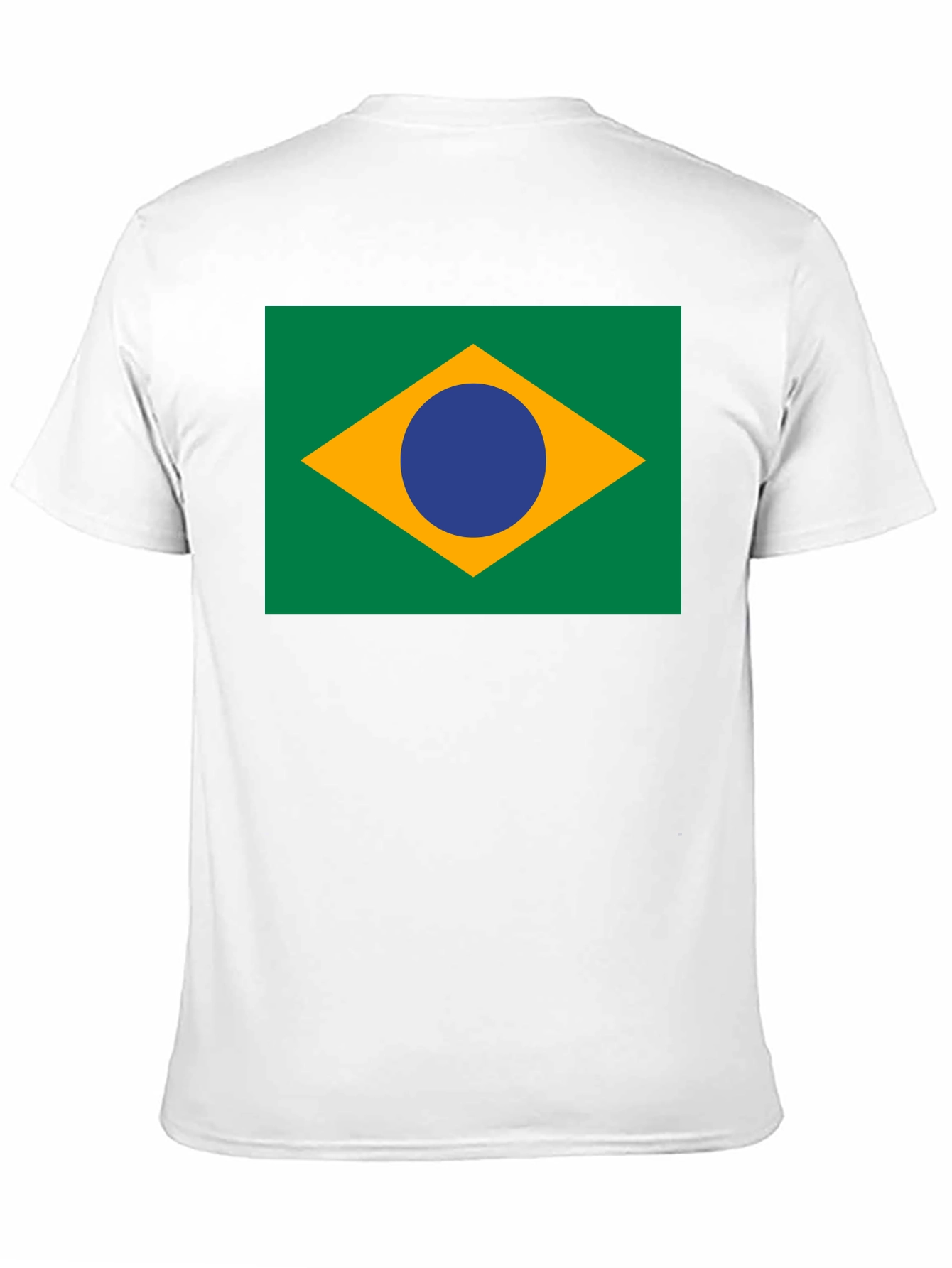 Brazil Flag Graphic Tee - Black
