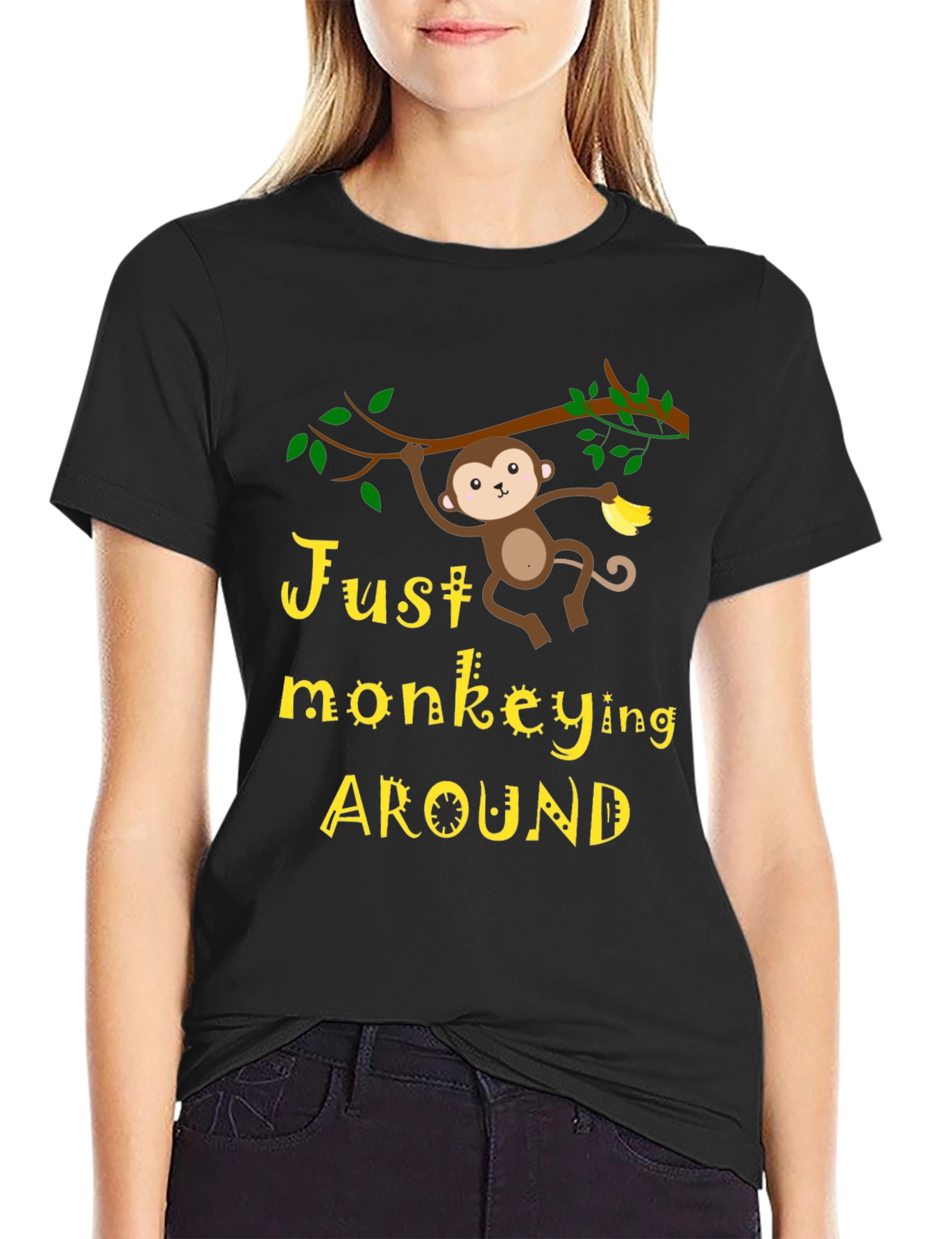 Just Monkeying Around Graphic T-Shirt