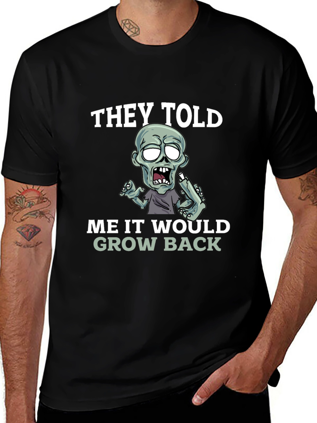 Zombie Grow Back Graphic Tee