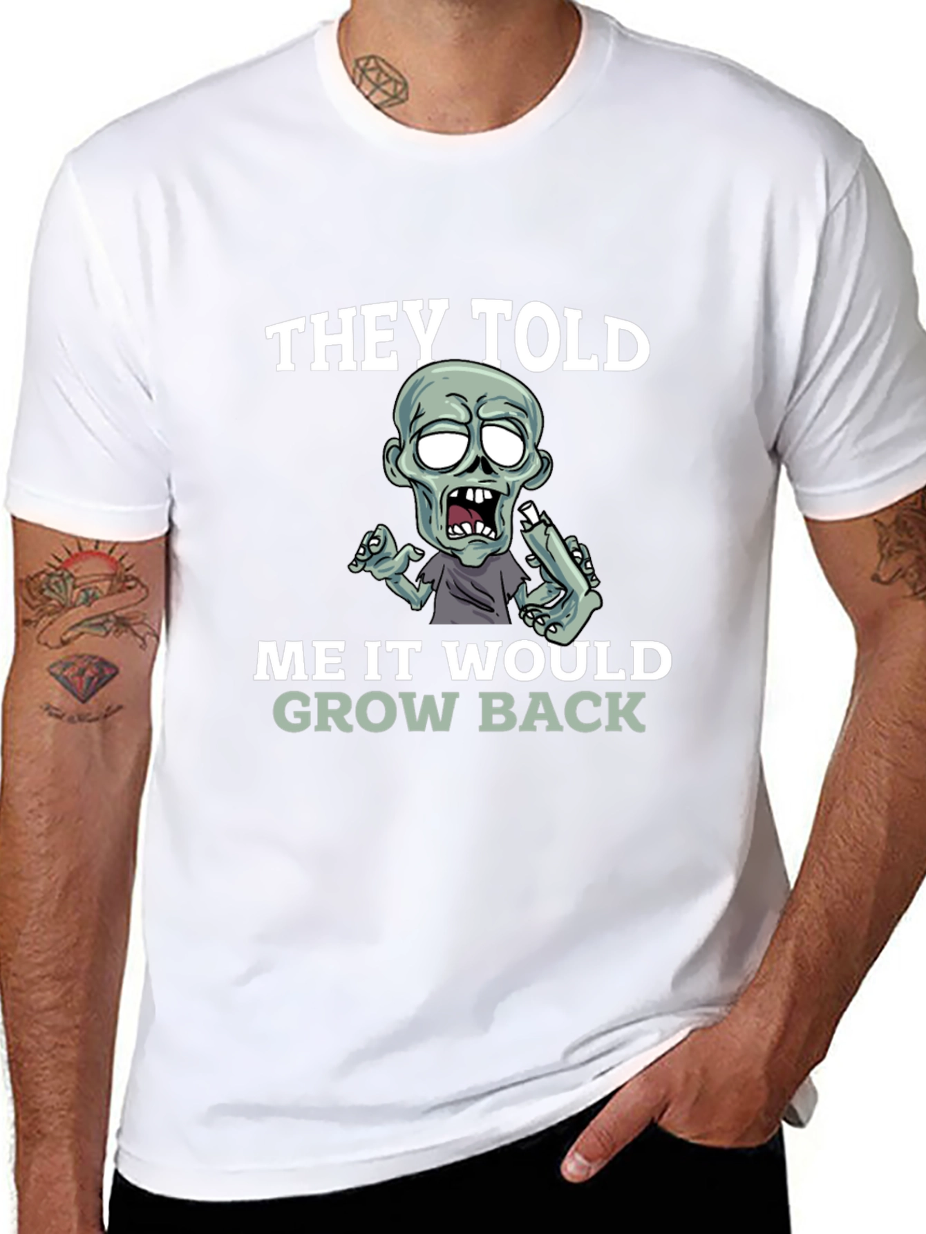 Zombie Grow Back Graphic Tee
