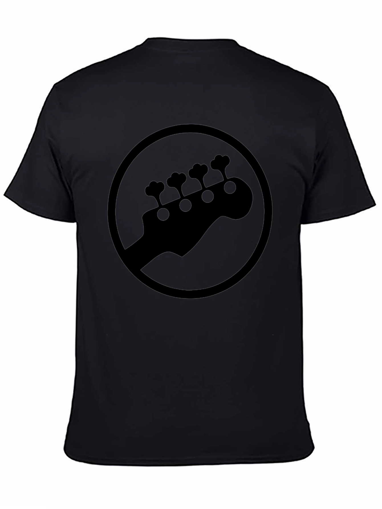 Bass Guitar Headstock Graphic Tee