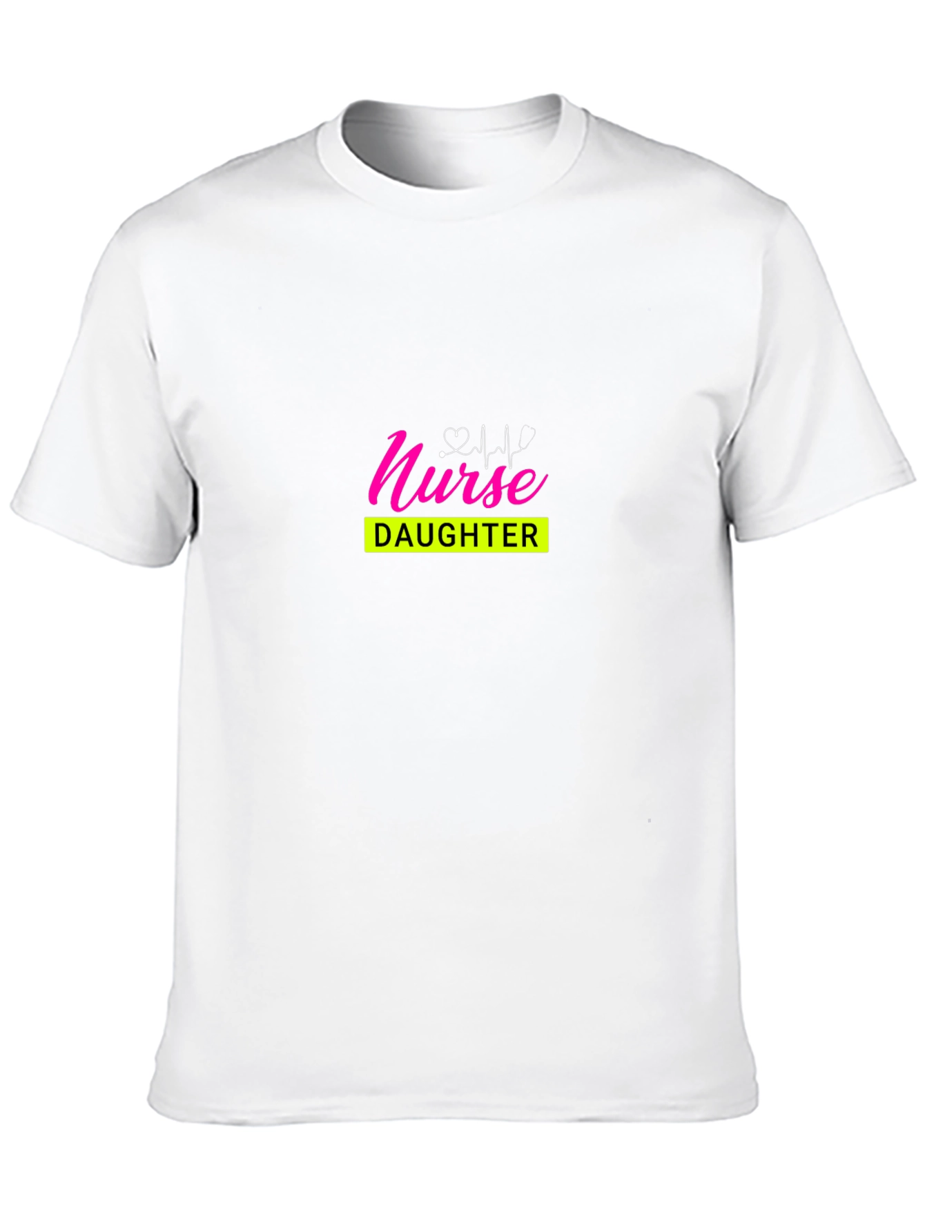 Nurse Daughter T-Shirt - Black Graphic Tee