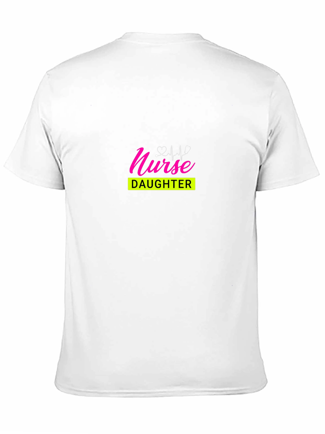 Nurse Daughter T-Shirt - Black Graphic Tee