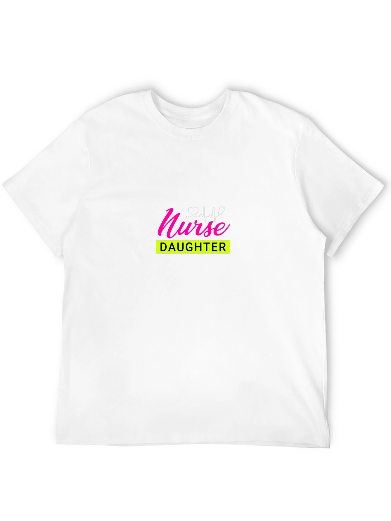 Nurse Daughter T-Shirt - Black Graphic Tee
