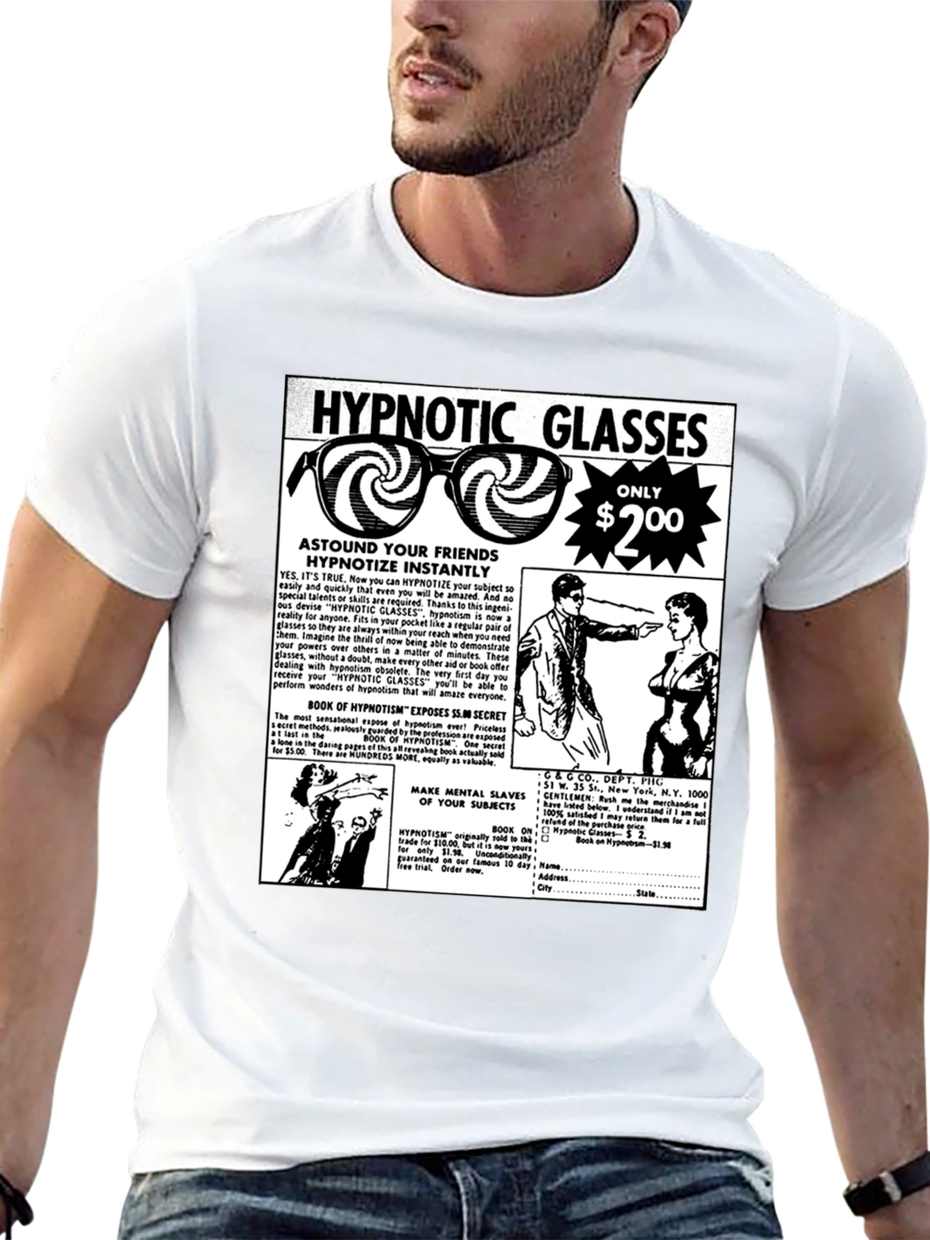 Hypnotic Glasses Tee - Astound Your Friends!