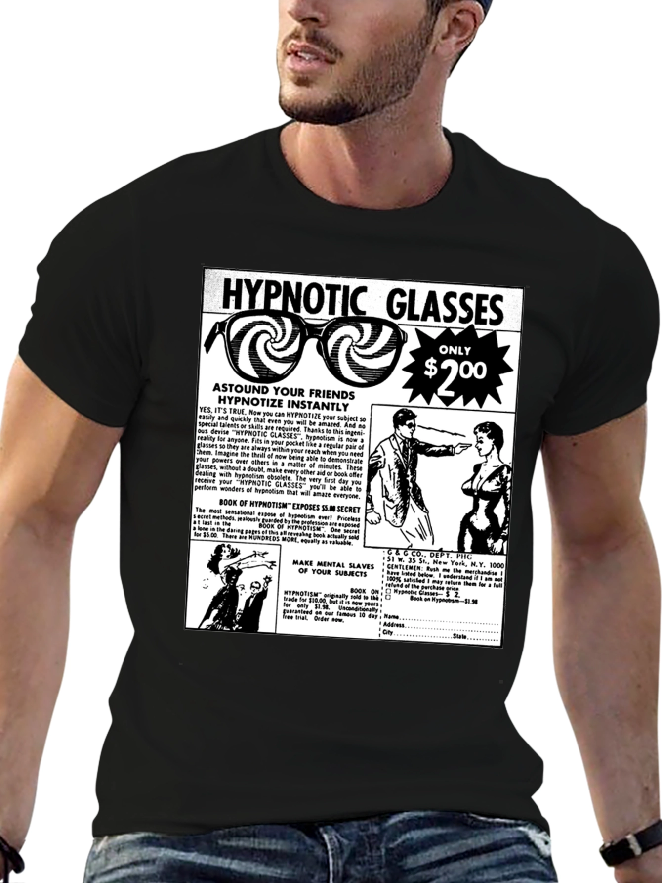 Hypnotic Glasses Tee - Astound Your Friends!