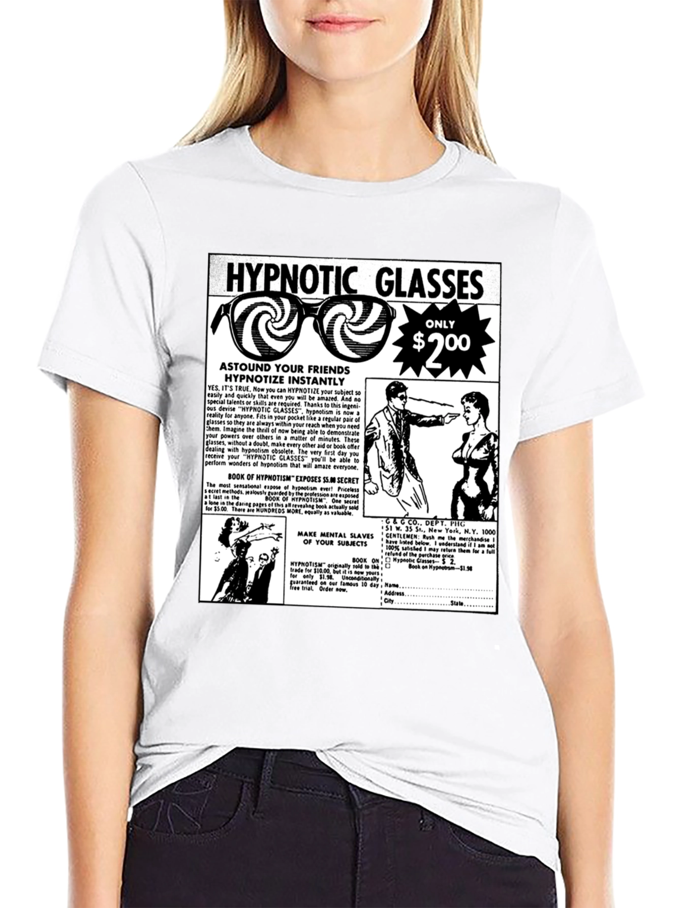 Hypnotic Glasses Tee - Astound Your Friends!