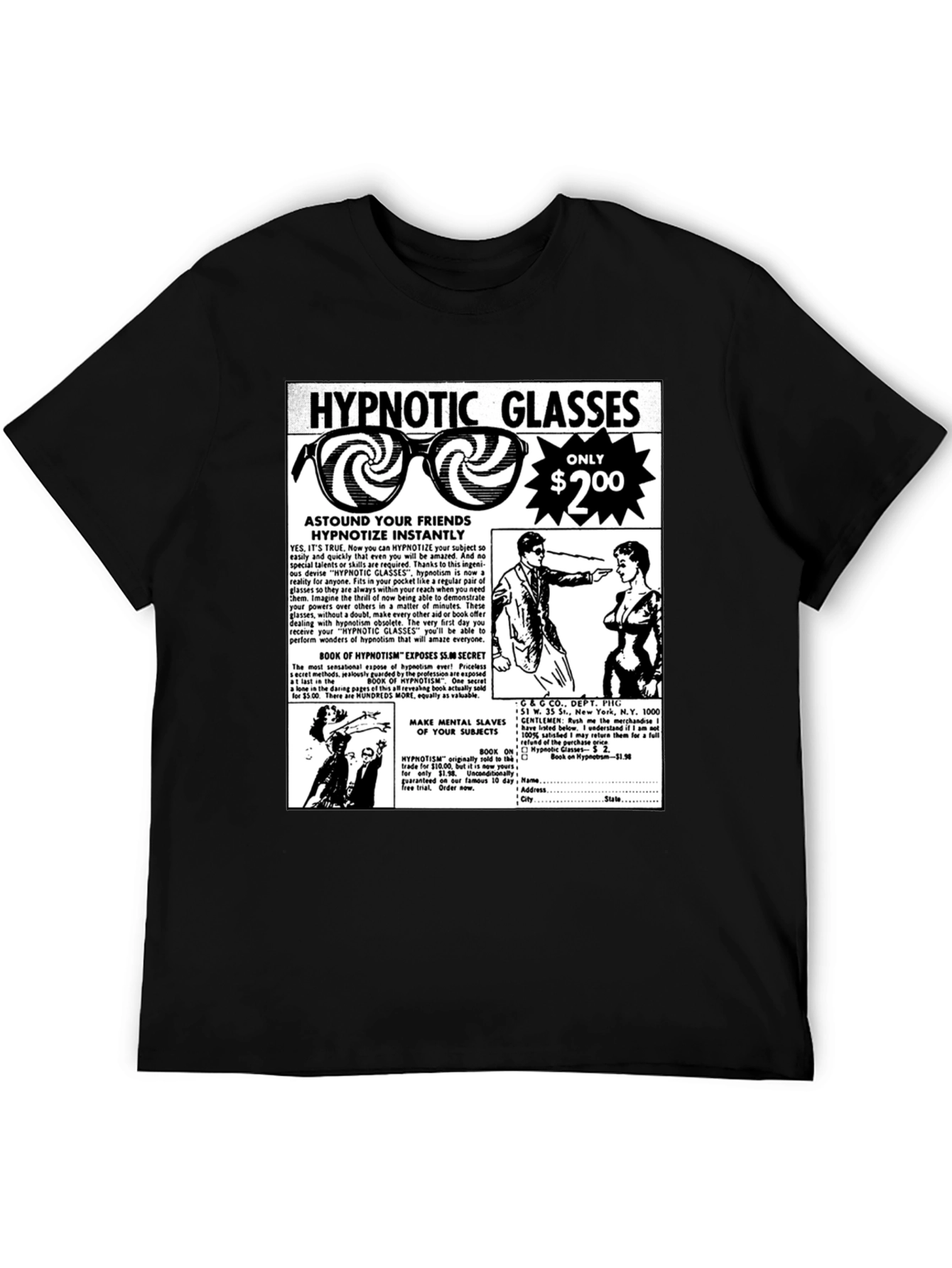 Hypnotic Glasses Tee - Astound Your Friends!