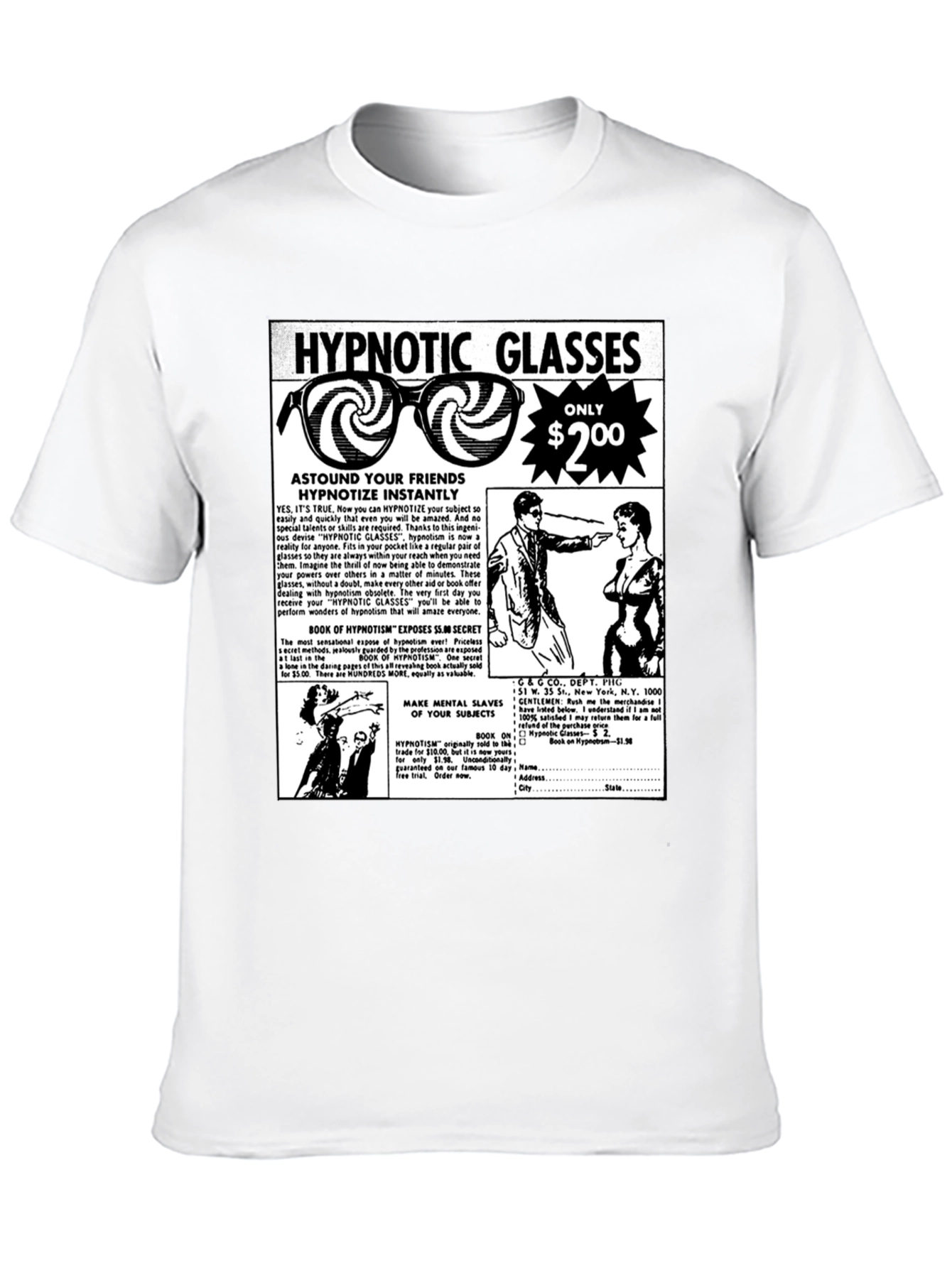Hypnotic Glasses Tee - Astound Your Friends!