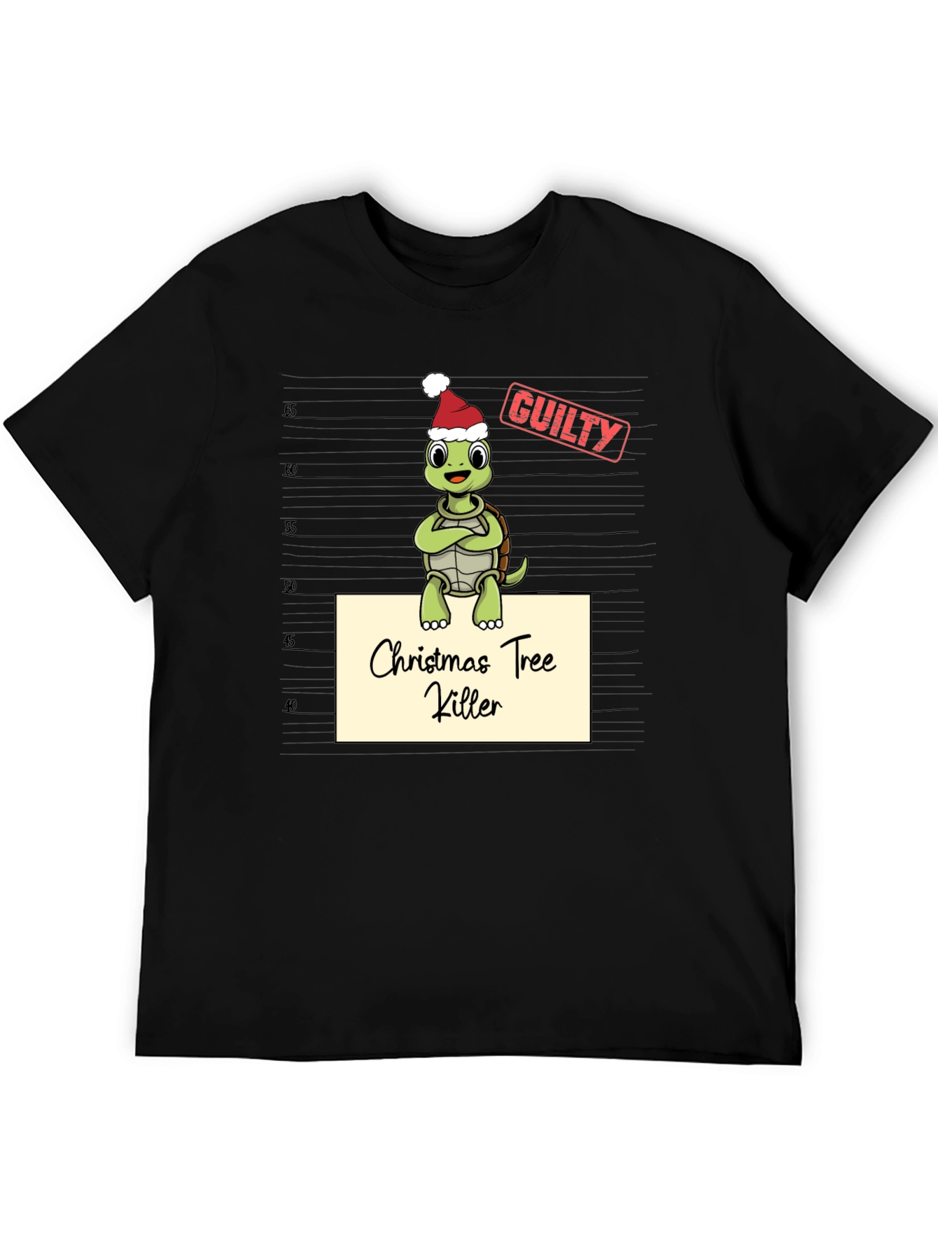 Christmas Tree Killer Turtle Graphic Tee