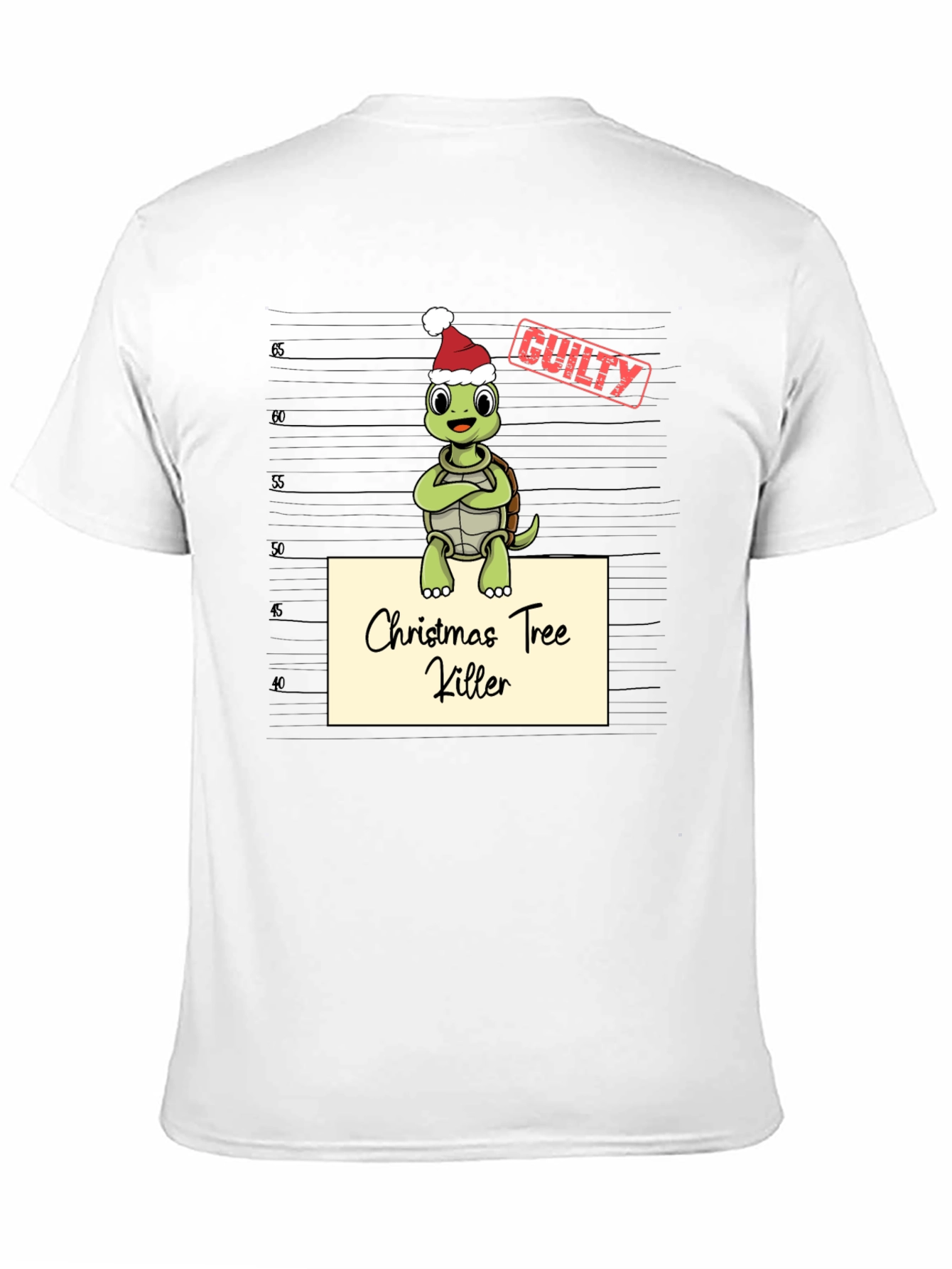 Christmas Tree Killer Turtle Graphic Tee