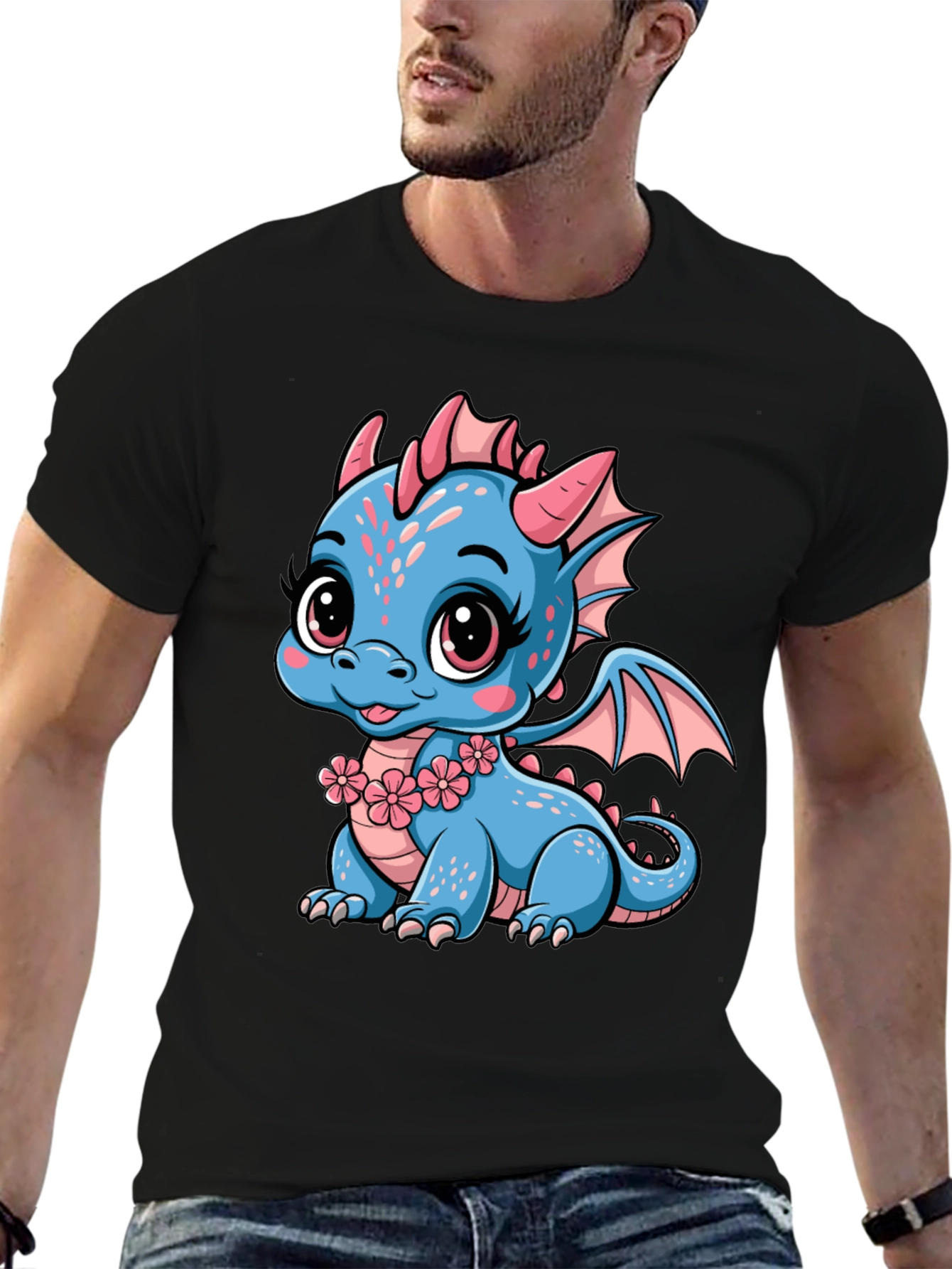 Cute Dragon Graphic Tee - Fun & Stylish