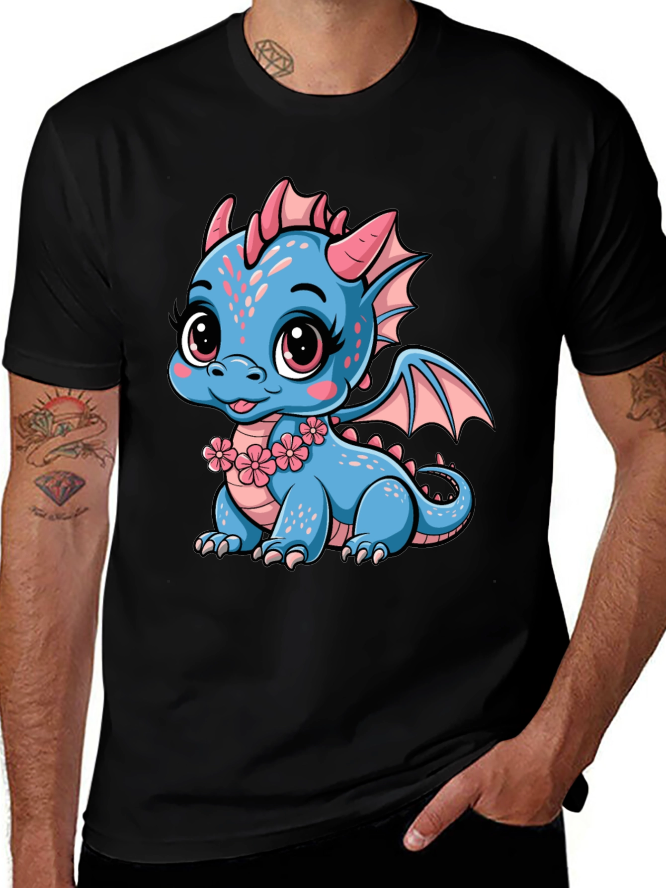 Cute Dragon Graphic Tee - Fun & Stylish