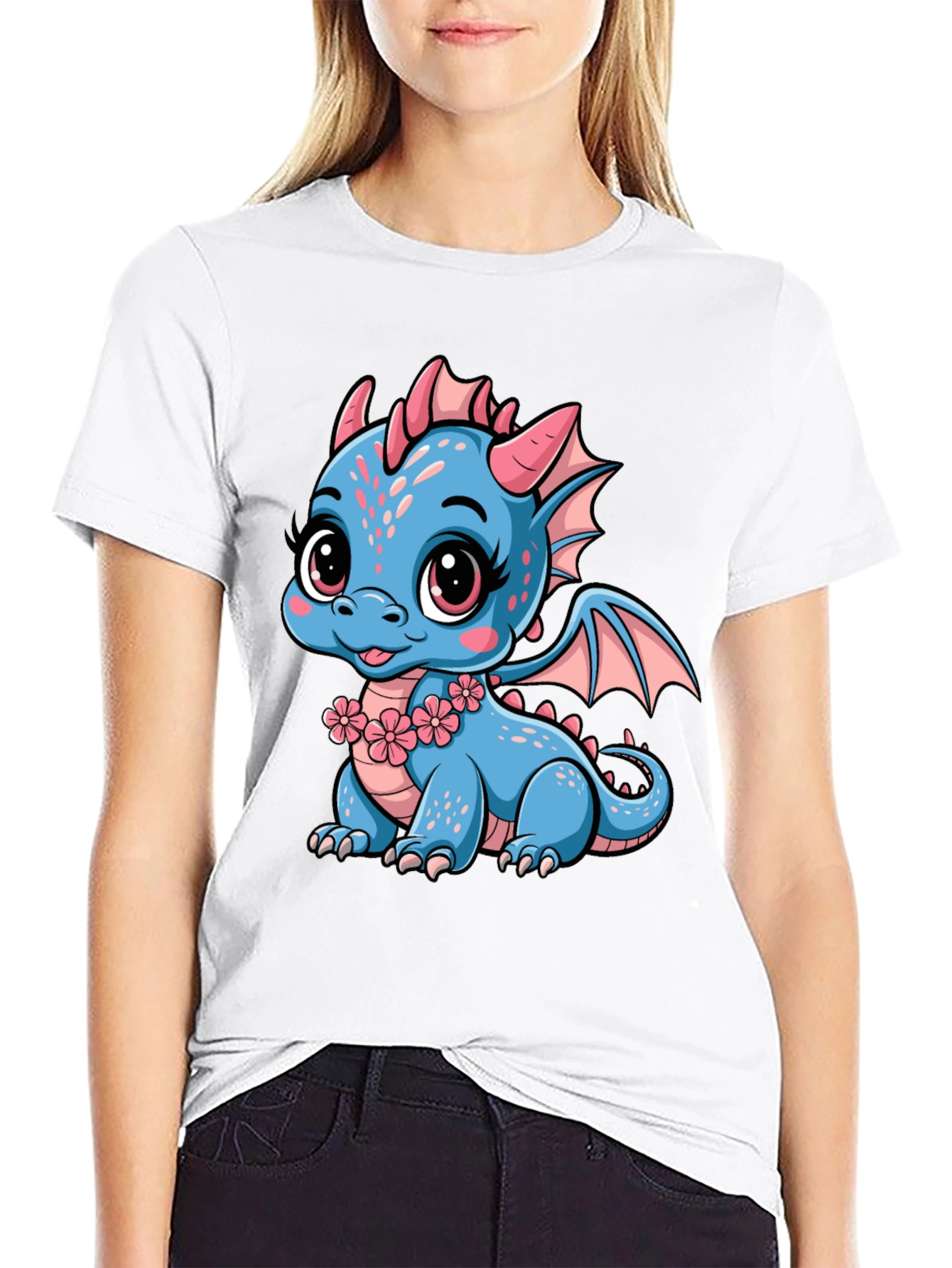 Cute Dragon Graphic Tee - Fun & Stylish