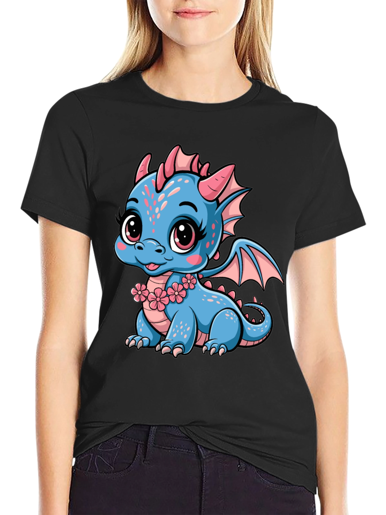Cute Dragon Graphic Tee - Fun & Stylish