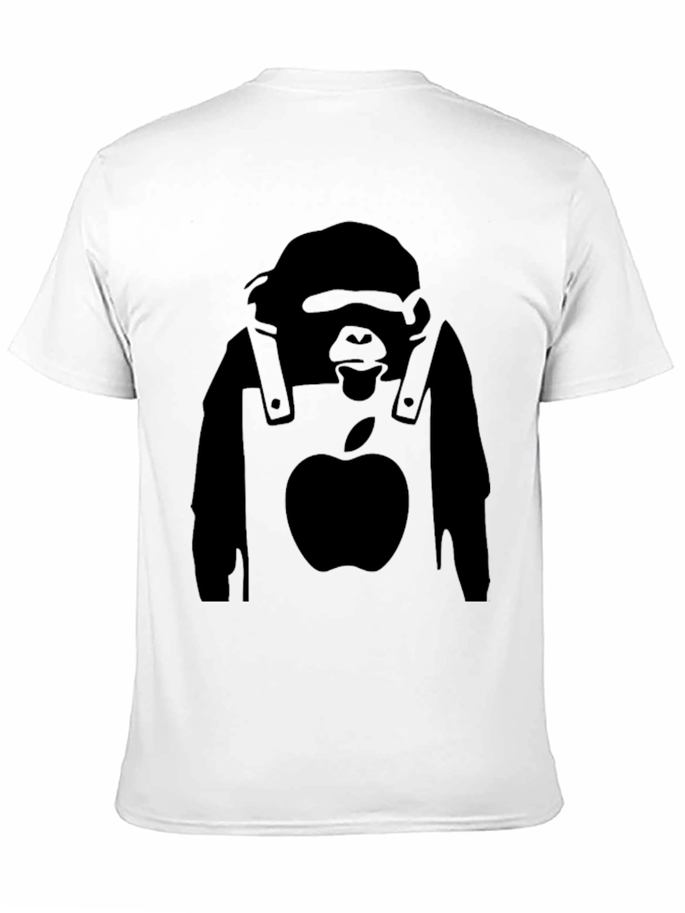 Banksy Inspired Apple Gorilla Graphic Tee