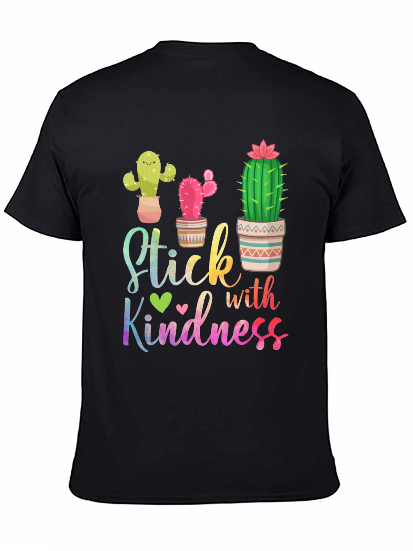 Stick with Kindness Cactus Graphic T-Shirt