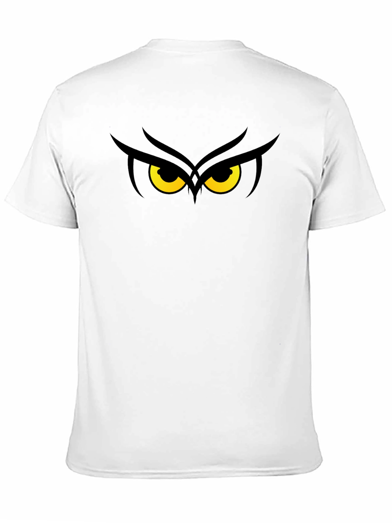 Owl Eyes Graphic T-Shirt - Black Cotton Tee