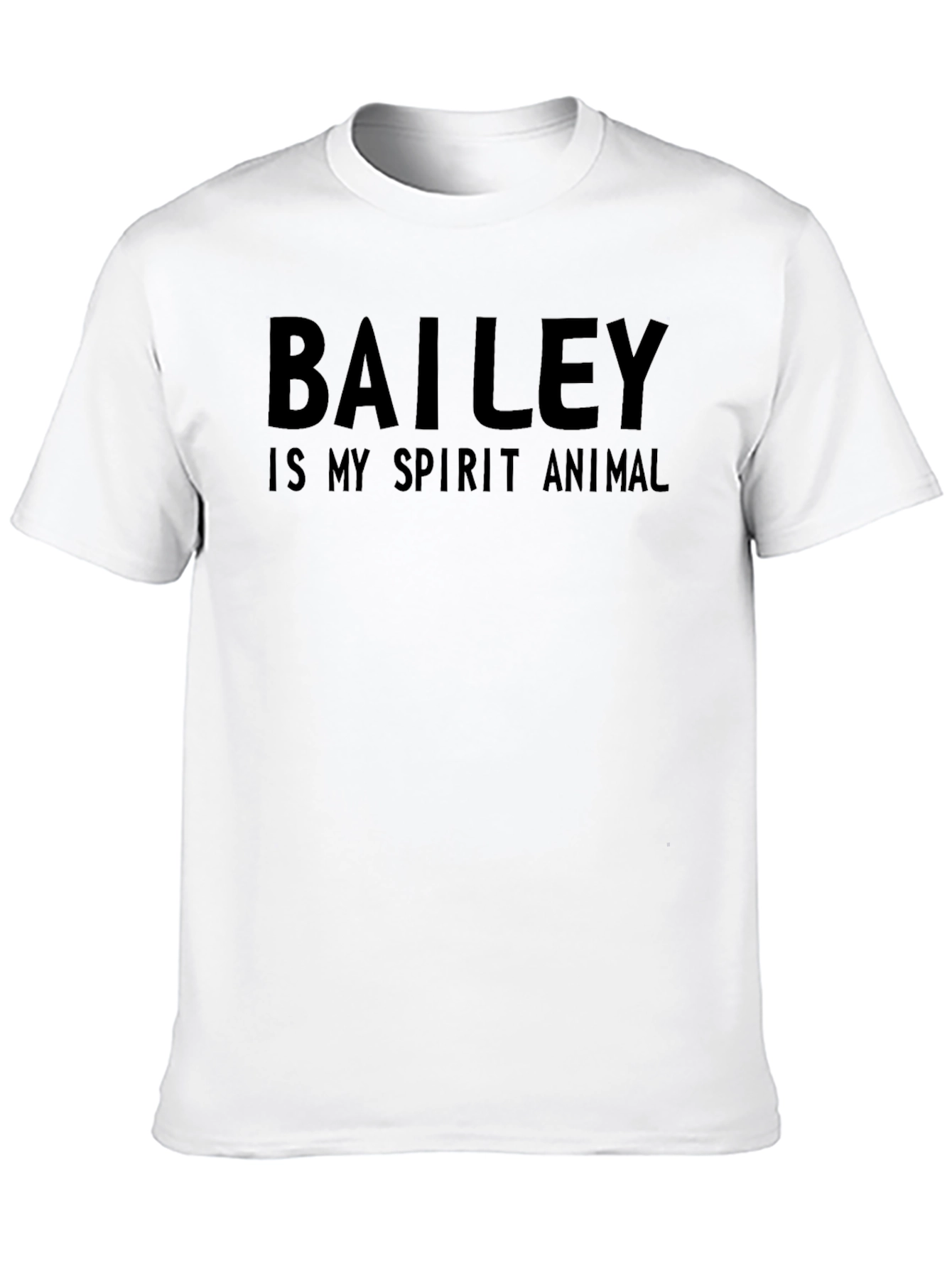 Bailey is My Spirit Animal Graphic Tee - Black