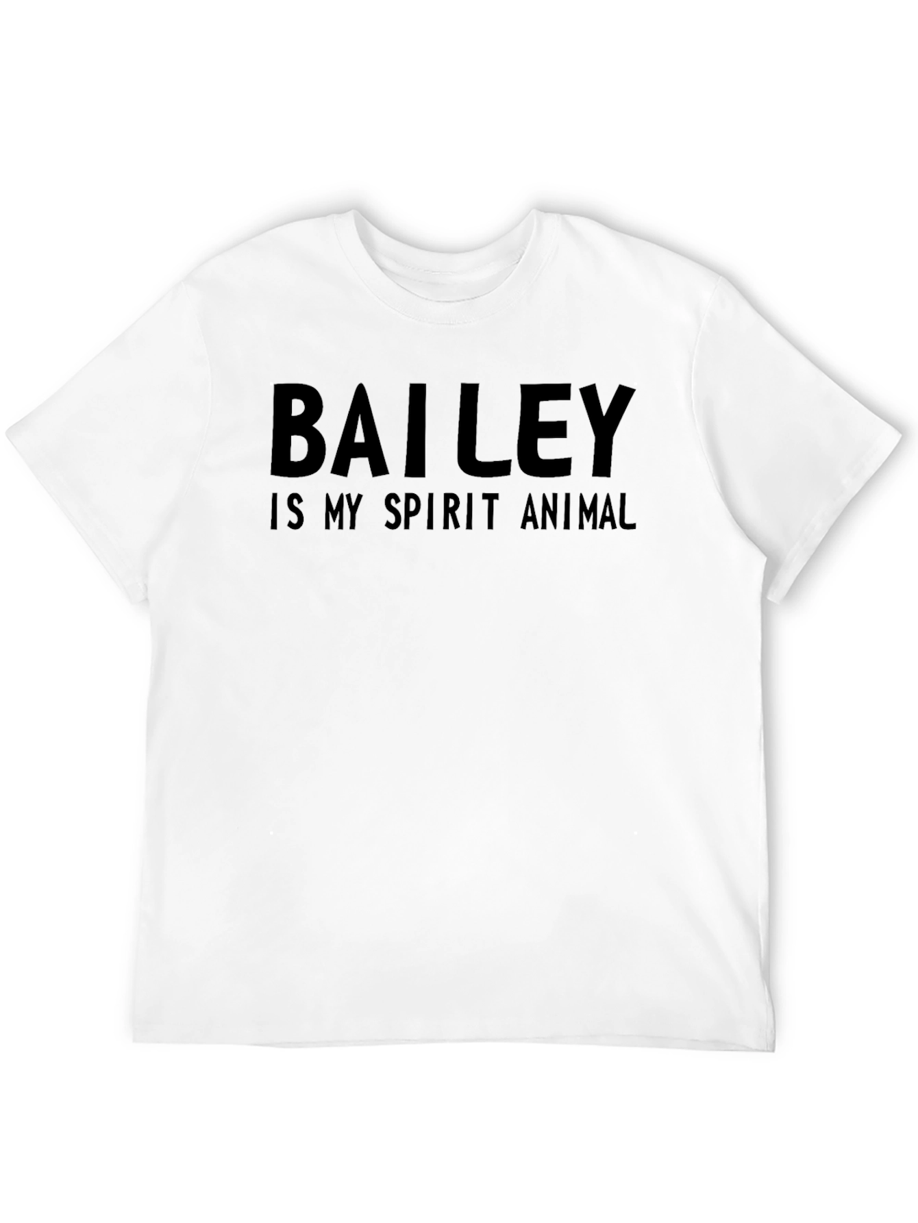 Bailey is My Spirit Animal Graphic Tee - Black