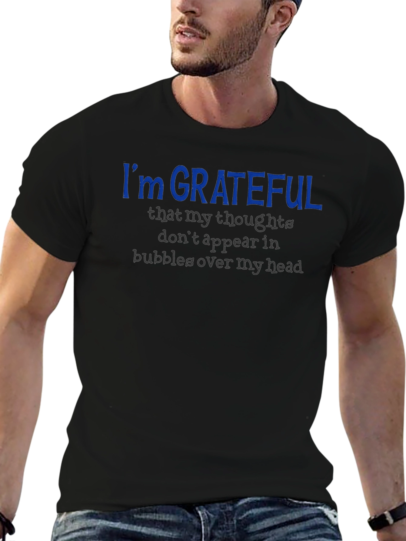 Grateful Thought Bubble Graphic Tee