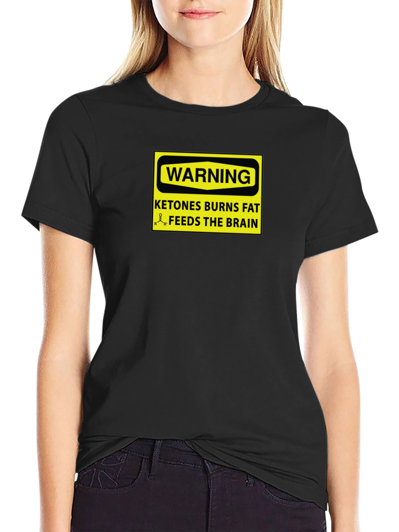 Ketones Burn Fat Graphic Tee - Black