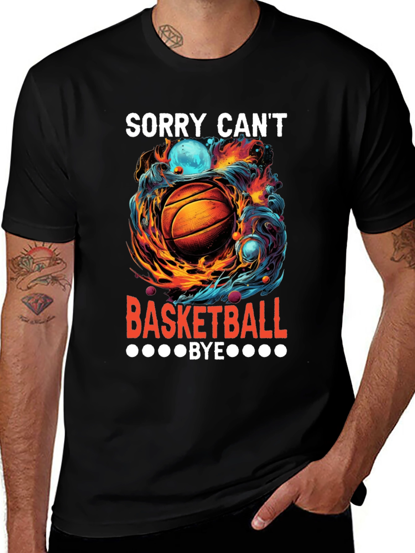 Sorry Cant Basketball Bye Graphic Tee