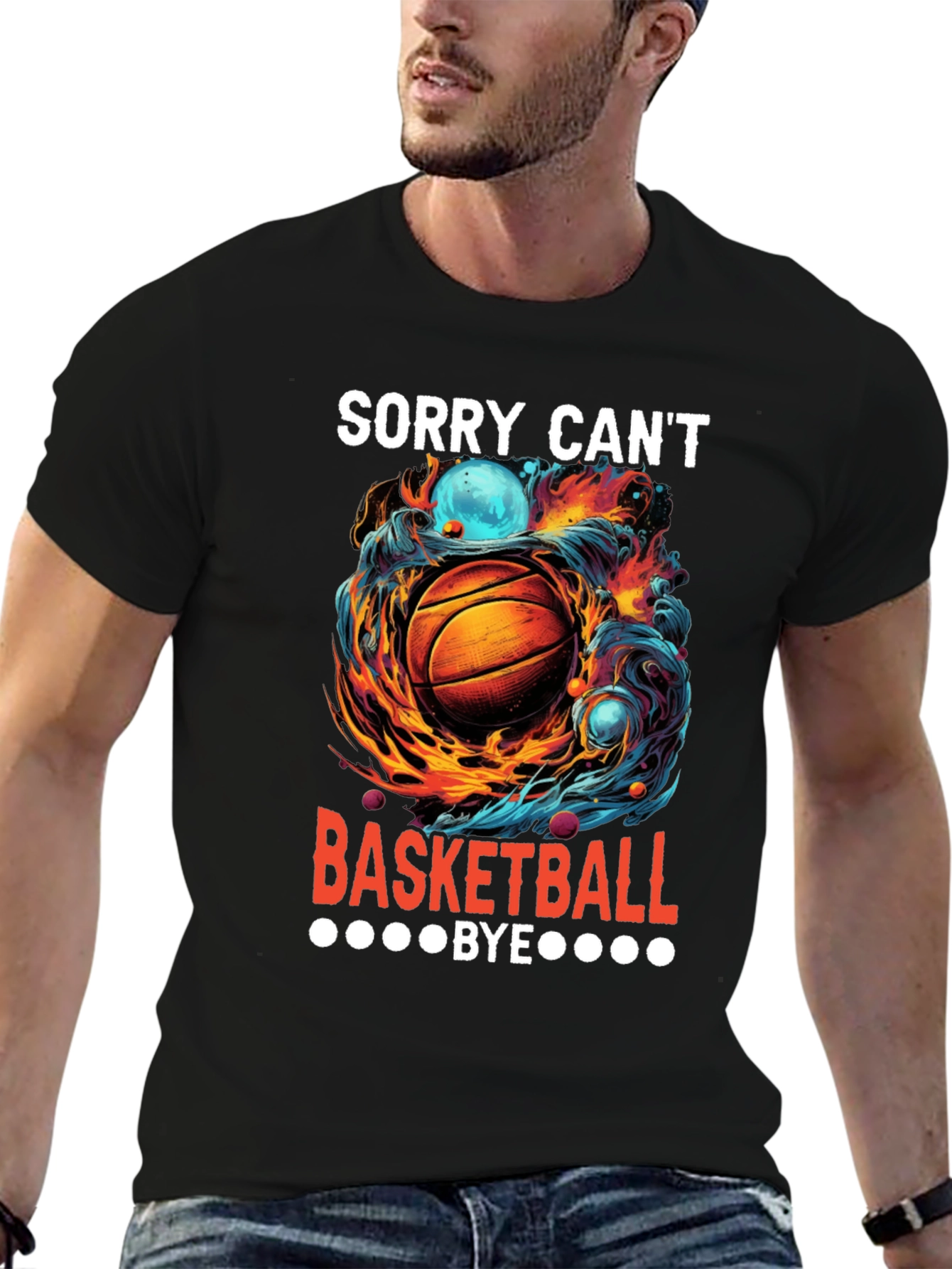 Sorry Cant Basketball Bye Graphic Tee