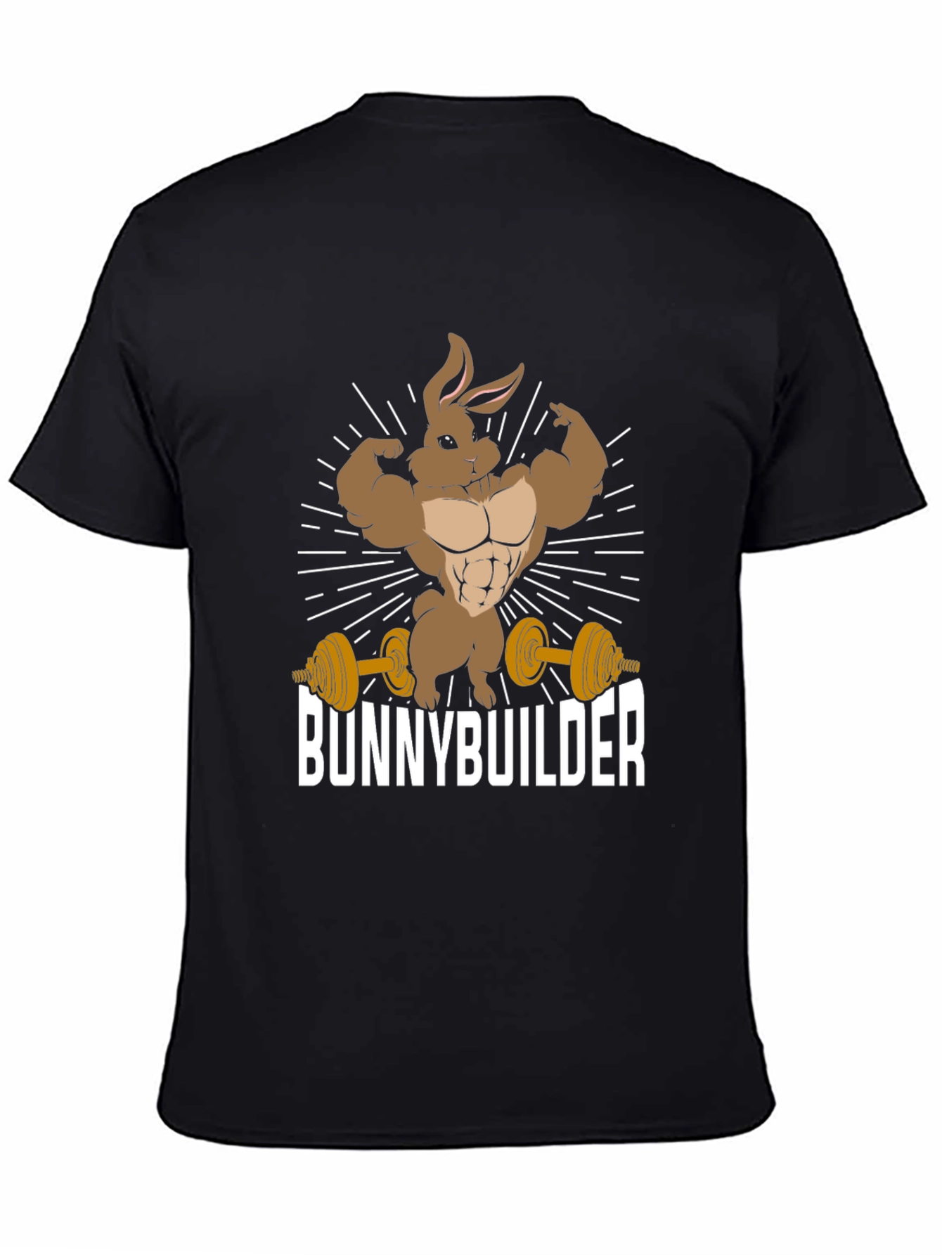 Bunnybuilder Black Graphic T-Shirt