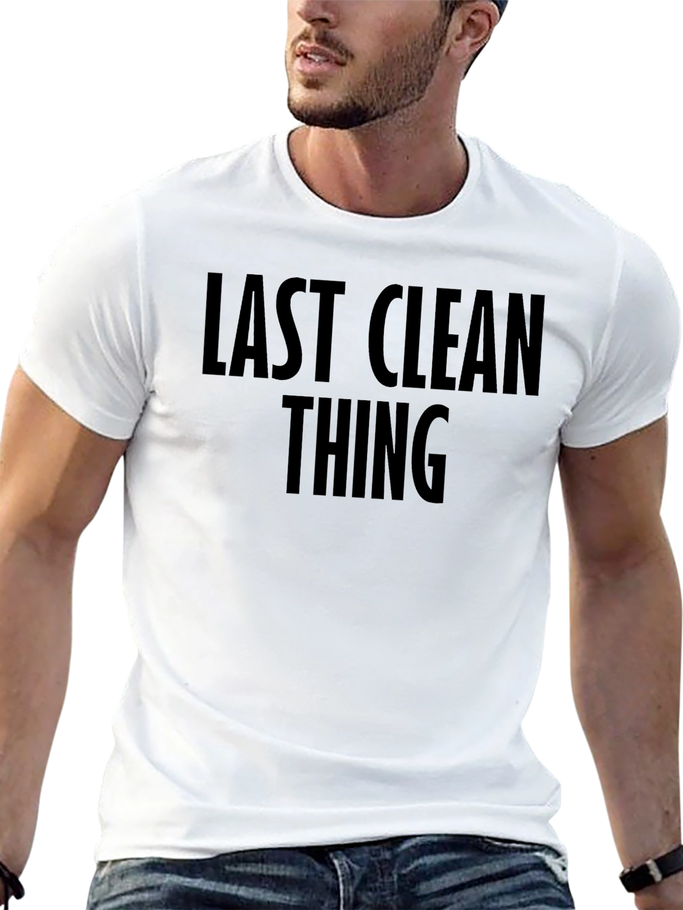 Last Clean Thing Graphic Tee - Black Unisex T-Shirt