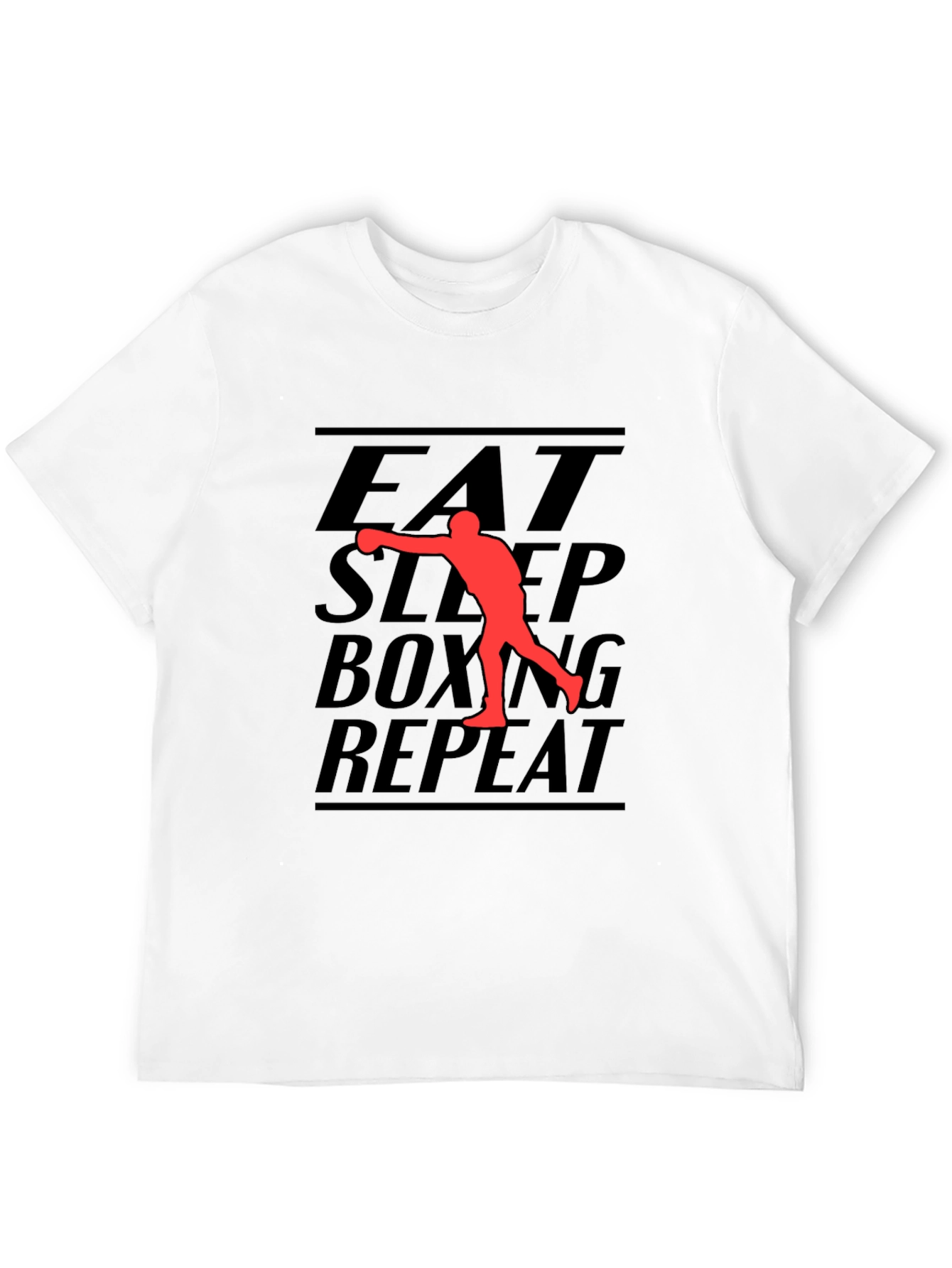 Eat Sleep Boxing Repeat Graphic Tee