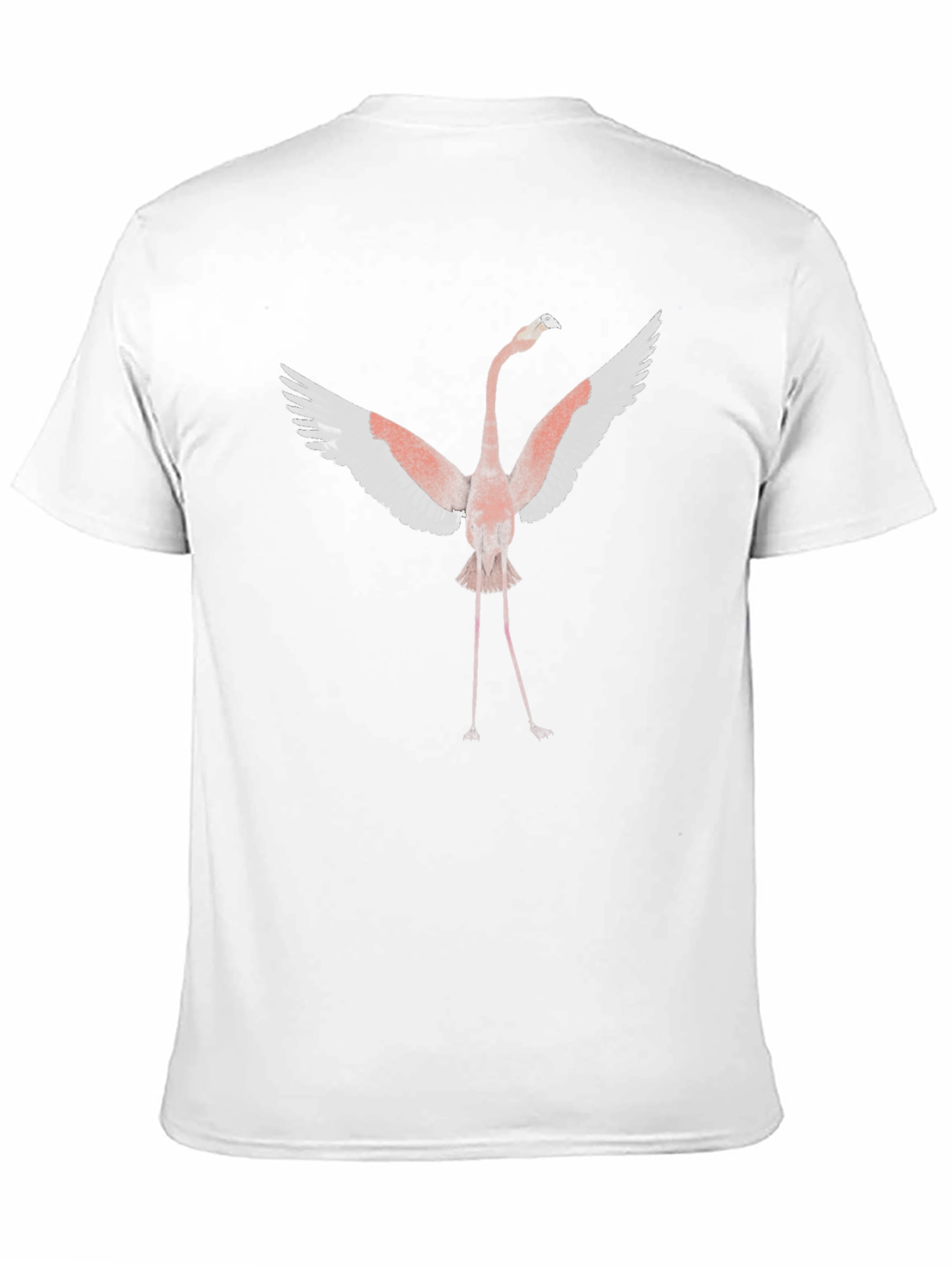 Flamingo Graphic Tee - Trendy Bird Design