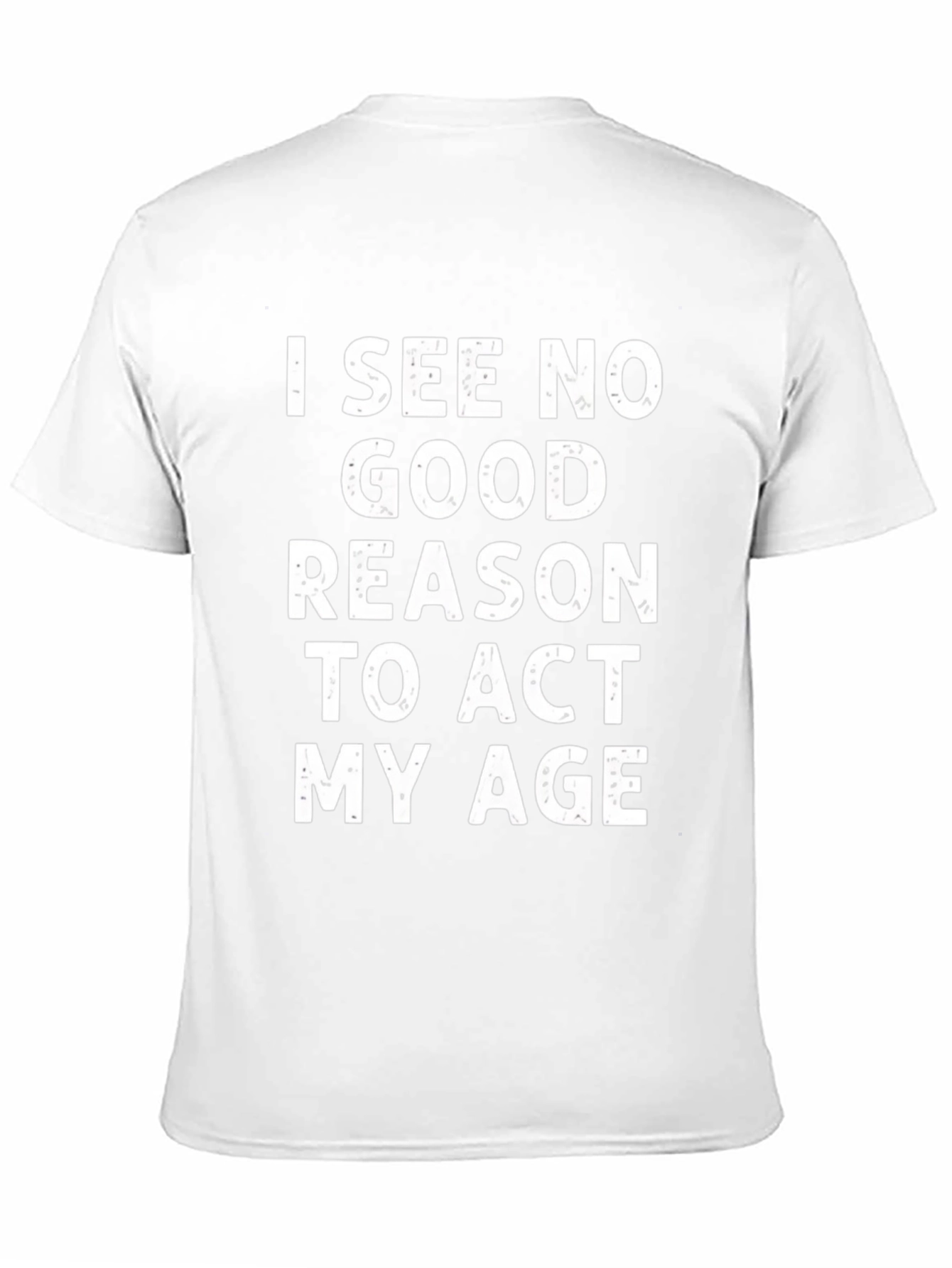 Funny Act My Age Black T-Shirt