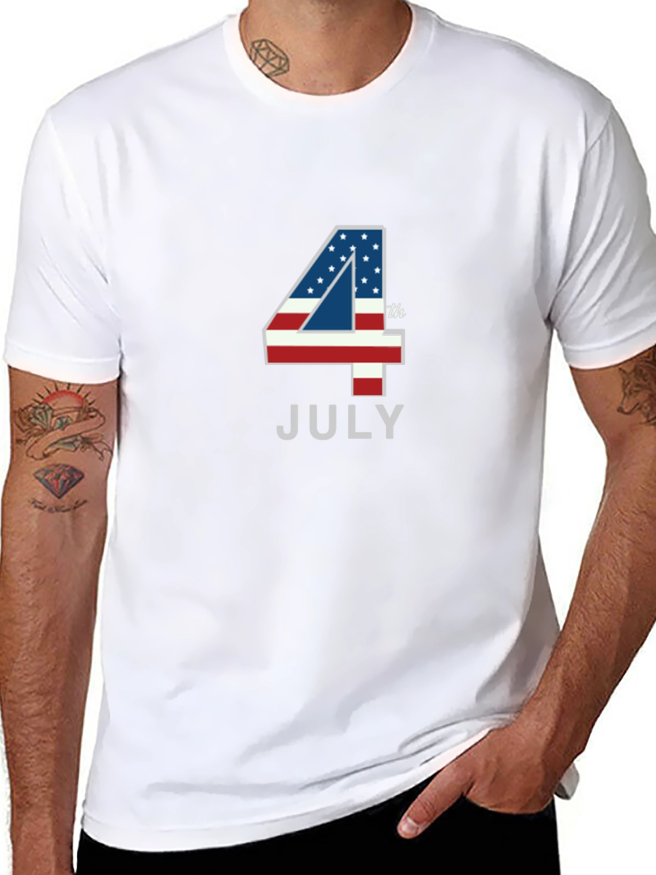 Patriotic 4th of July T-Shirt - USA Holiday Tee