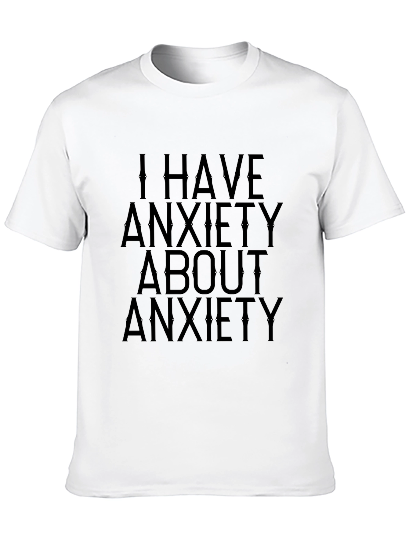 Anxiety T-Shirt - Black Graphic Tee