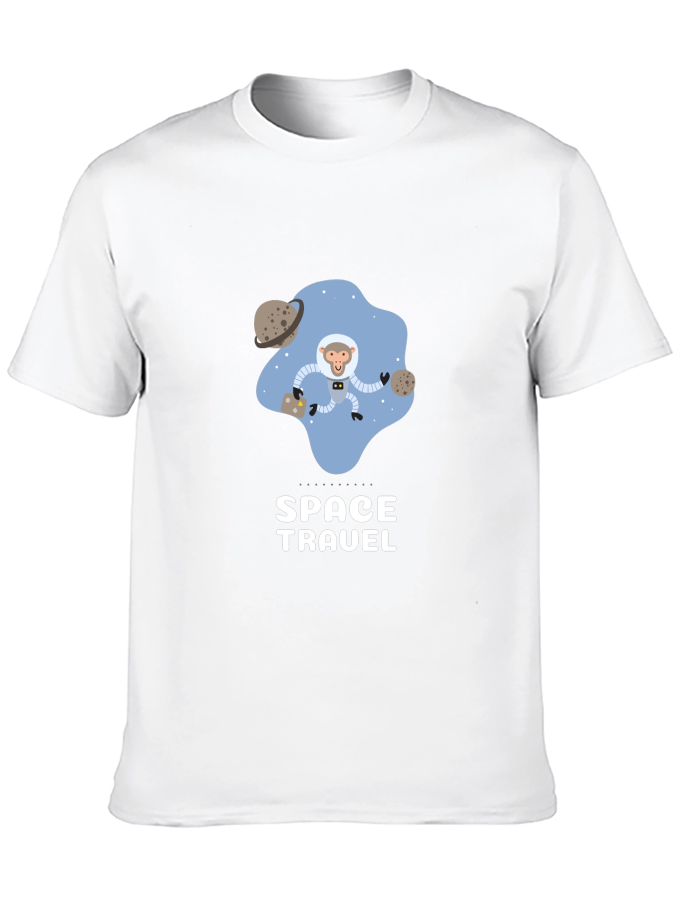 Space Travel Monkey Astronaut T-Shirt
