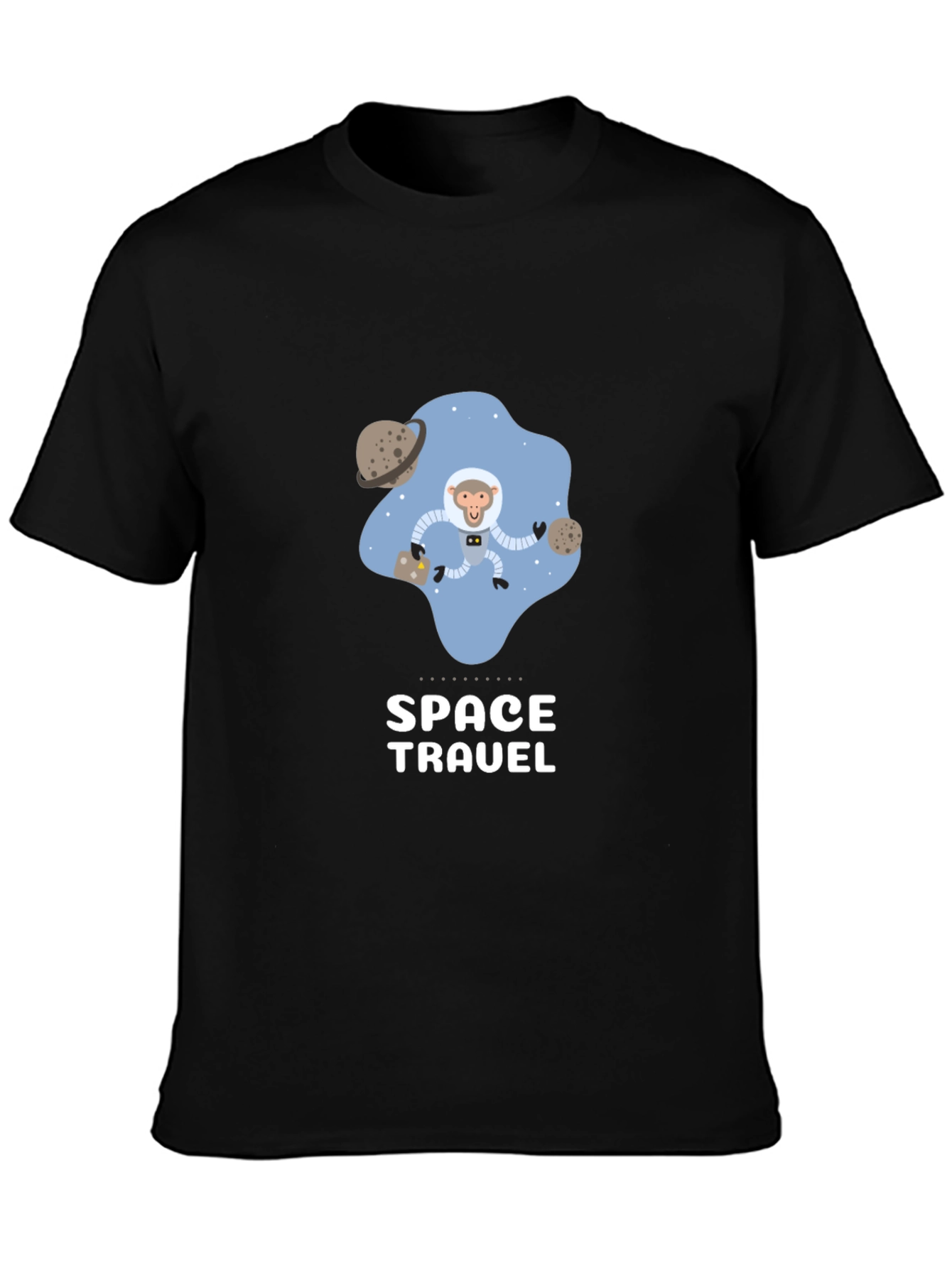 Space Travel Monkey Astronaut T-Shirt