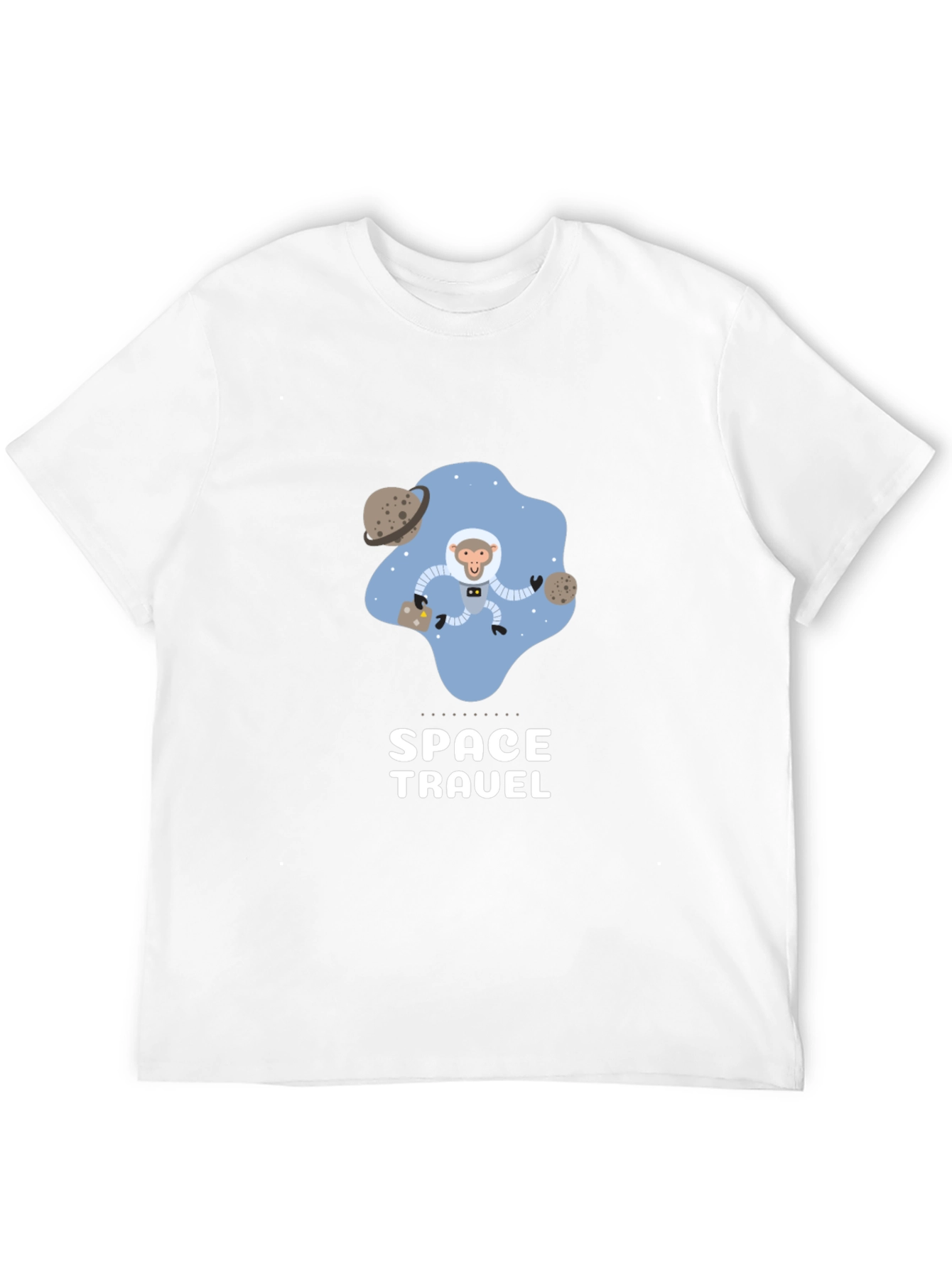 Space Travel Monkey Astronaut T-Shirt