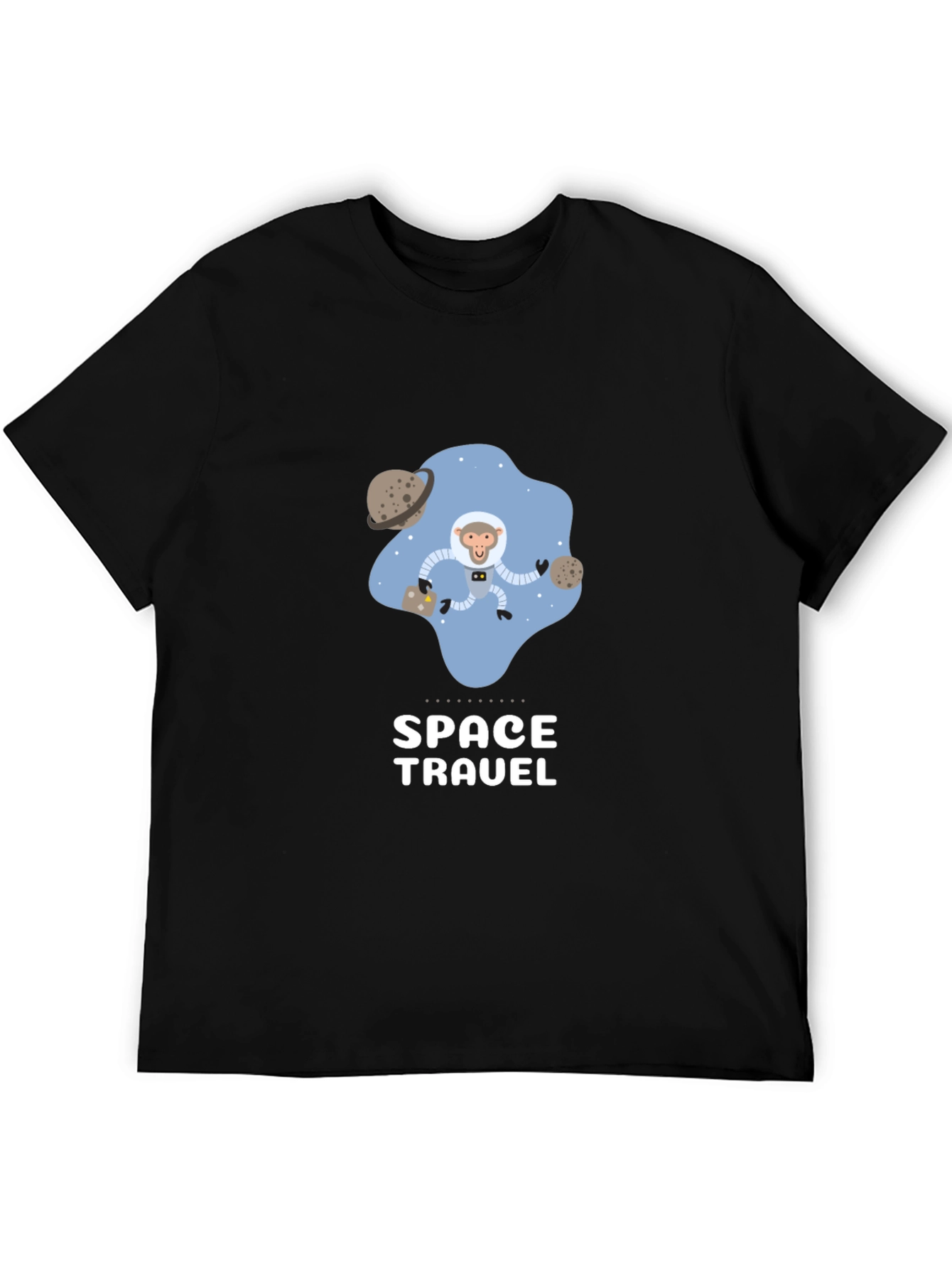 Space Travel Monkey Astronaut T-Shirt