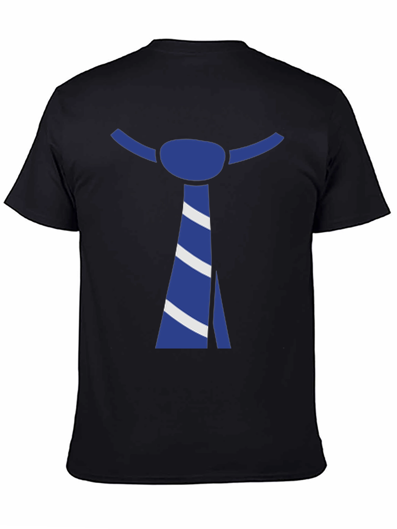Tie Graphic Black T-Shirt
