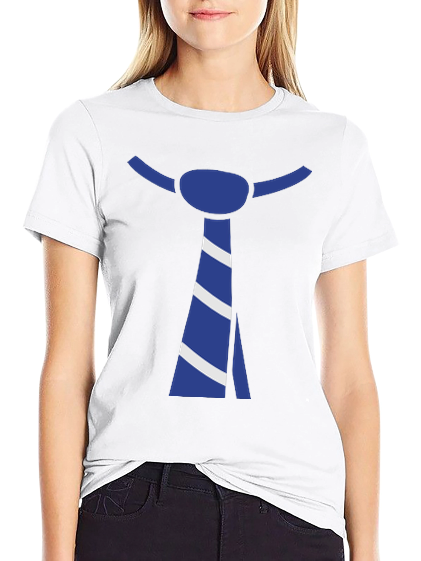 Tie Graphic Black T-Shirt