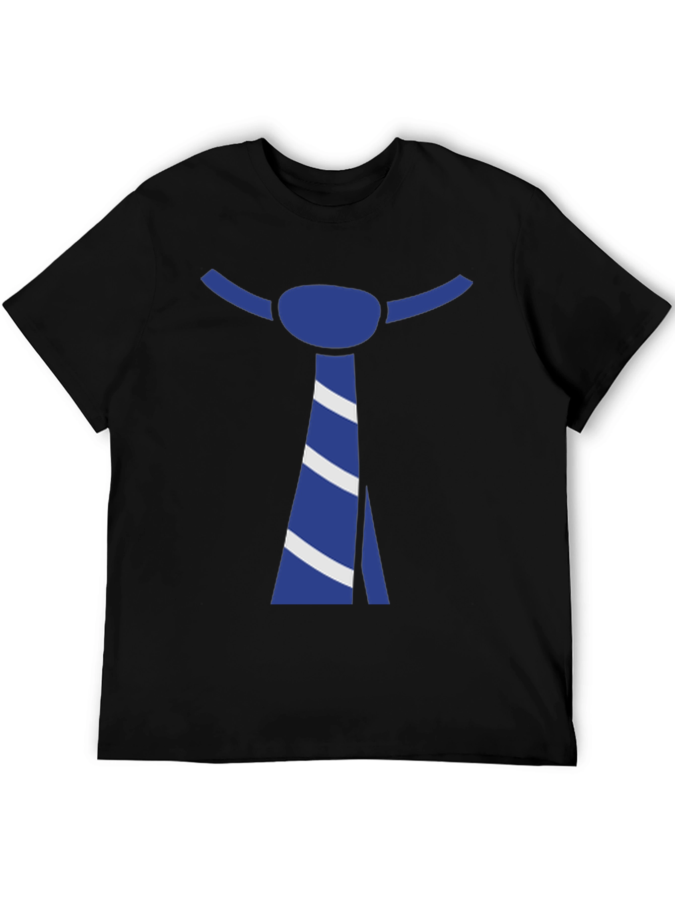 Tie Graphic Black T-Shirt